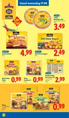 Lidl folder week 25 - Voorbeeld van een folder van Lidl, geldig van 15.06.2026 | Pagina: 23 | Producten: Burrito, Schnitzel, Tortilla, Jalapeno