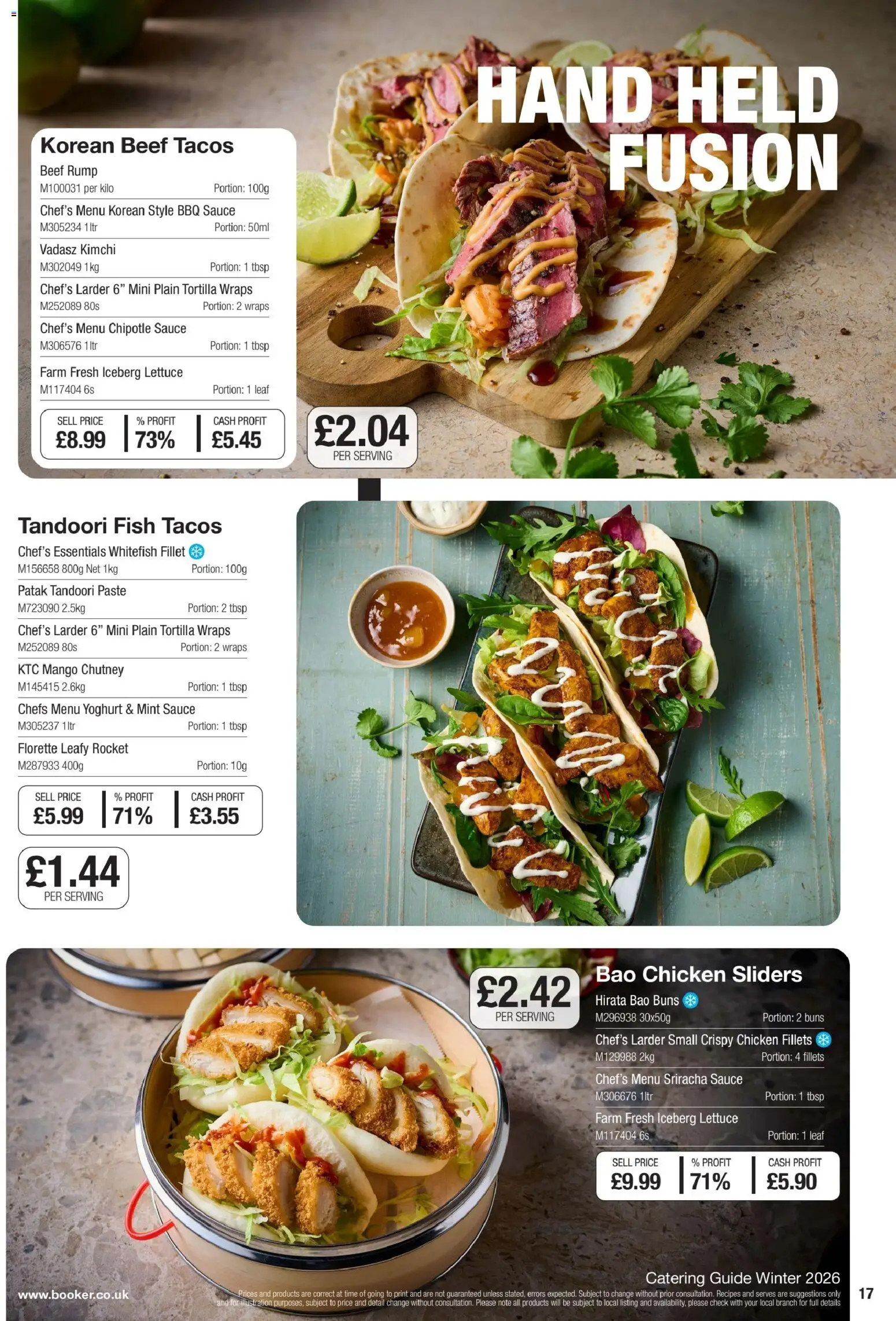 {H1} | Page: 17 | Products: Chicken, Kimchi, Mint, Beef