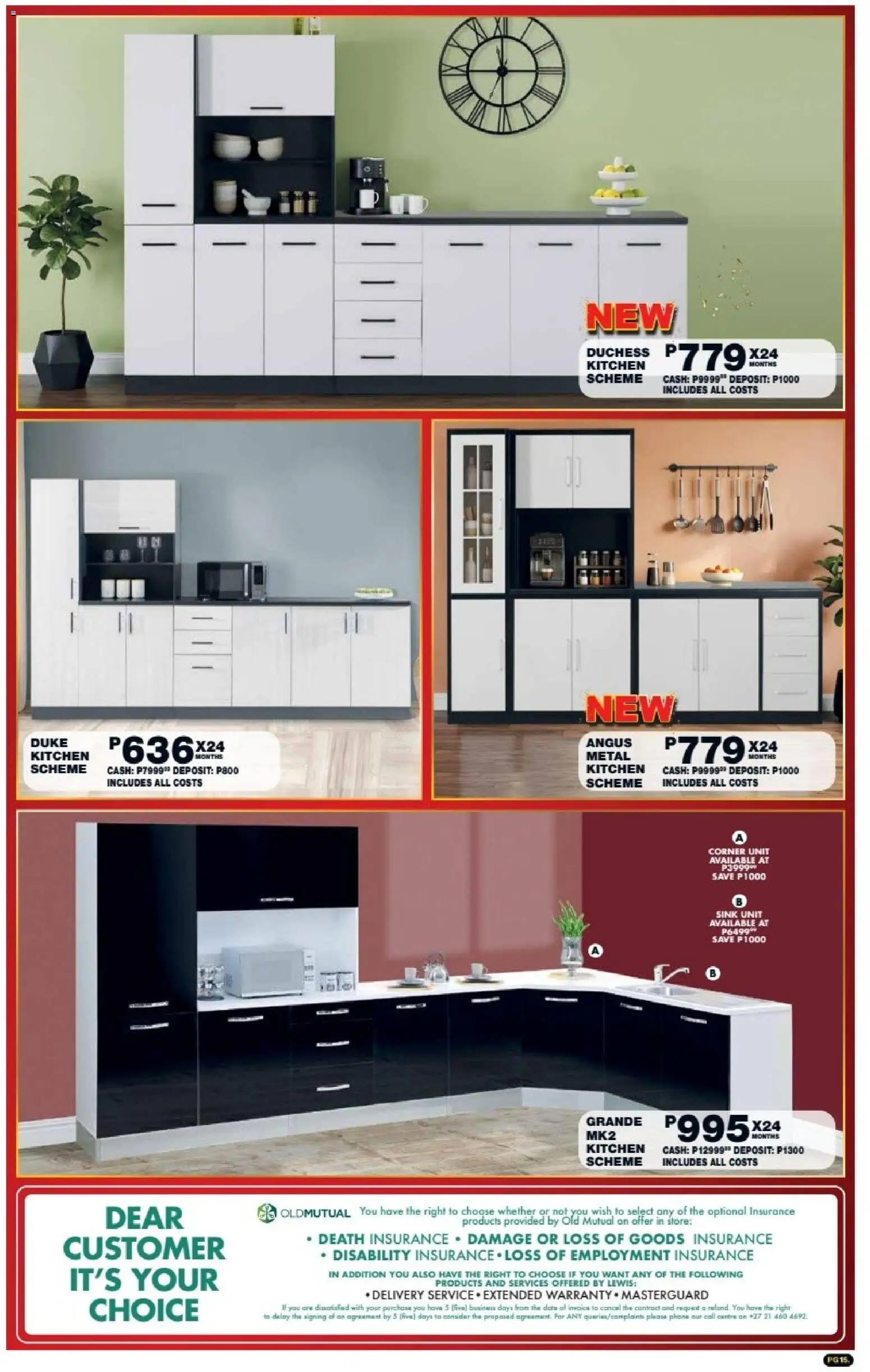 New Lewis Stores catalogue – valid from 05/10/2026 | Page: 15 | Products: Phone, Sink