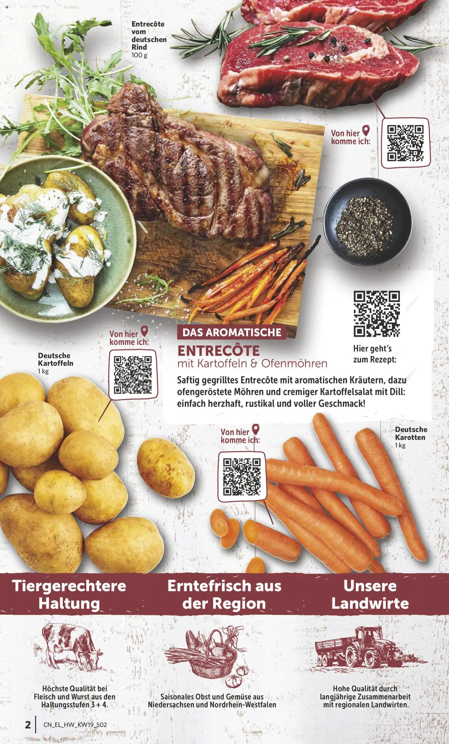 Combi Sonderangebote – gültig ab 04.05.2026 | Seite: 2 | Produkte: Kartoffeln, Gemüse, Obst, Wurst