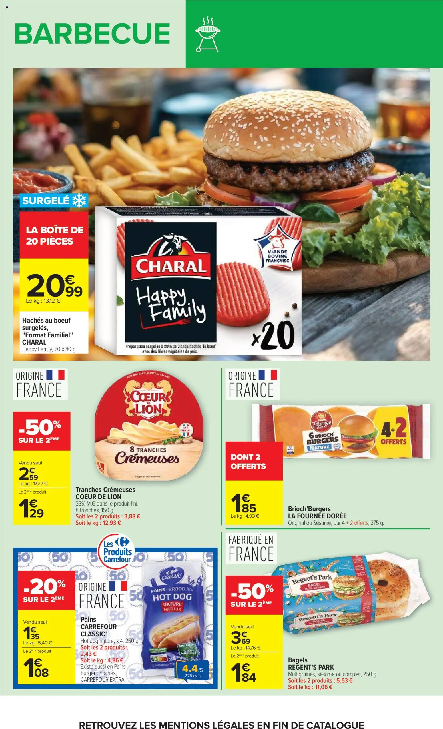 {H1} | Page: 17 | Produits: Viande hachée, Hot dog, Pois, Viande