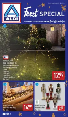 Aldi folder - Feest special - Voorbeeld van een folder van Aldi, geldig van 28-10-2026