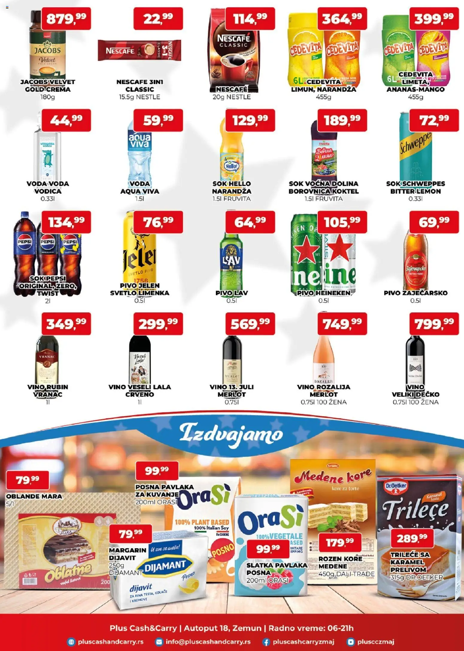 Plus Cash & Carry katalog - važi od 08.05.2026 | Strana: 3 | Proizvode: Slatka pavlaka, Schweppes, Fruvita, Pepsi