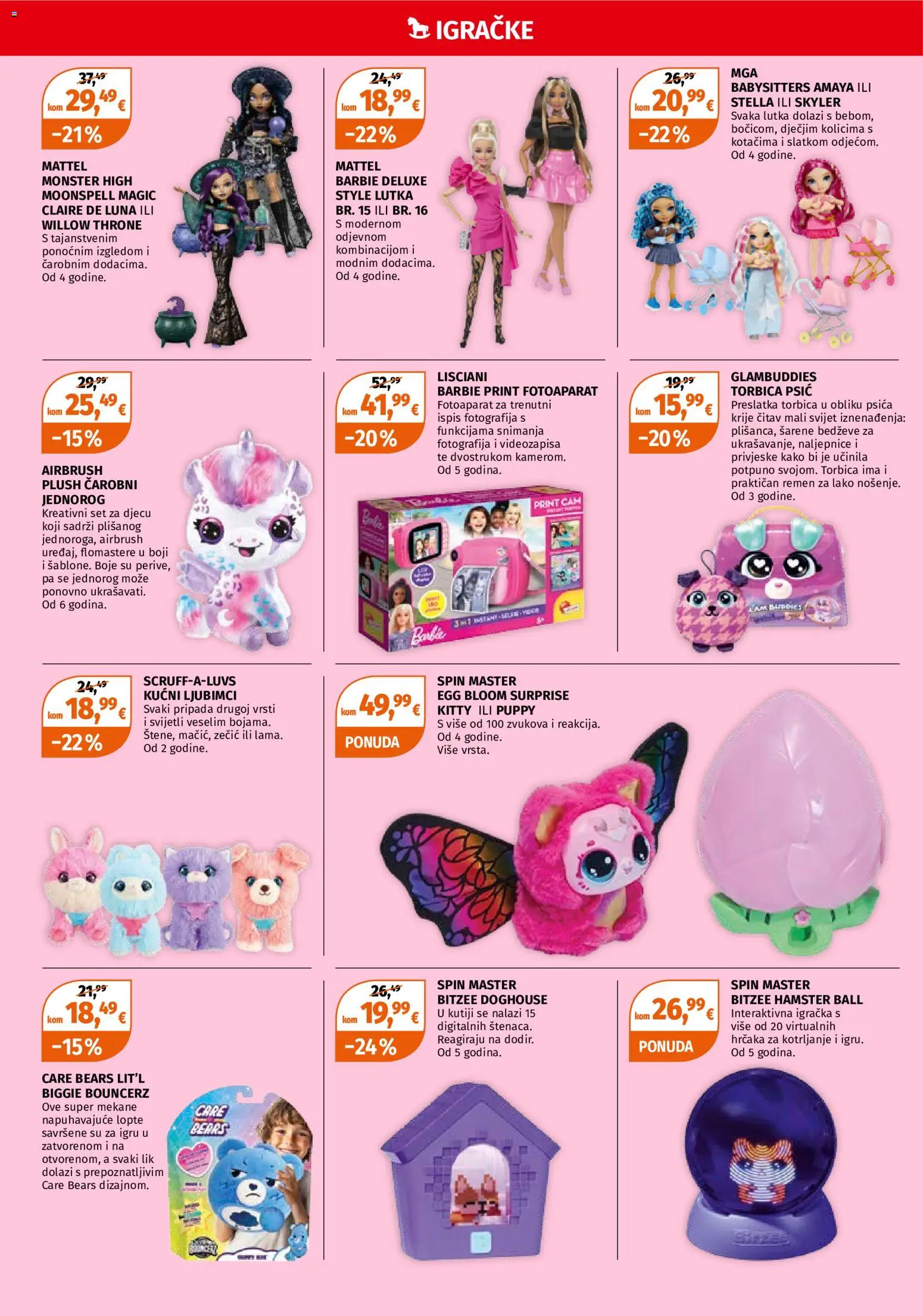Müller katalog | vrijedi od 28.09.2026 | Stranica: 4 | Proizvodi: Barbie, Torbica, Fotoaparat, Igračke