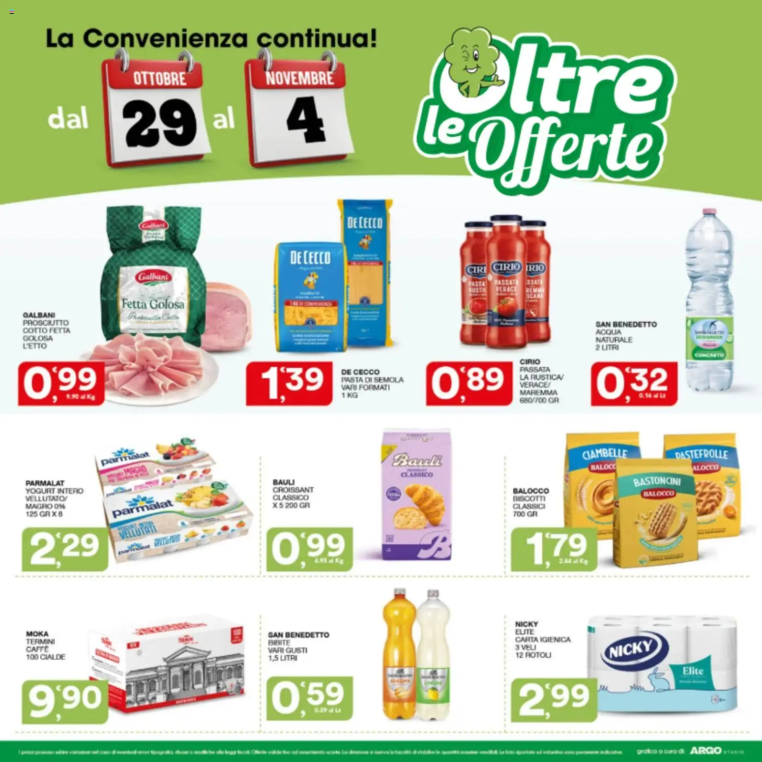 Volantino SISA del 22/10/2026 | Pagina: 12 | Prodotti: Caffè, Biscotti, Acqua, Bibite