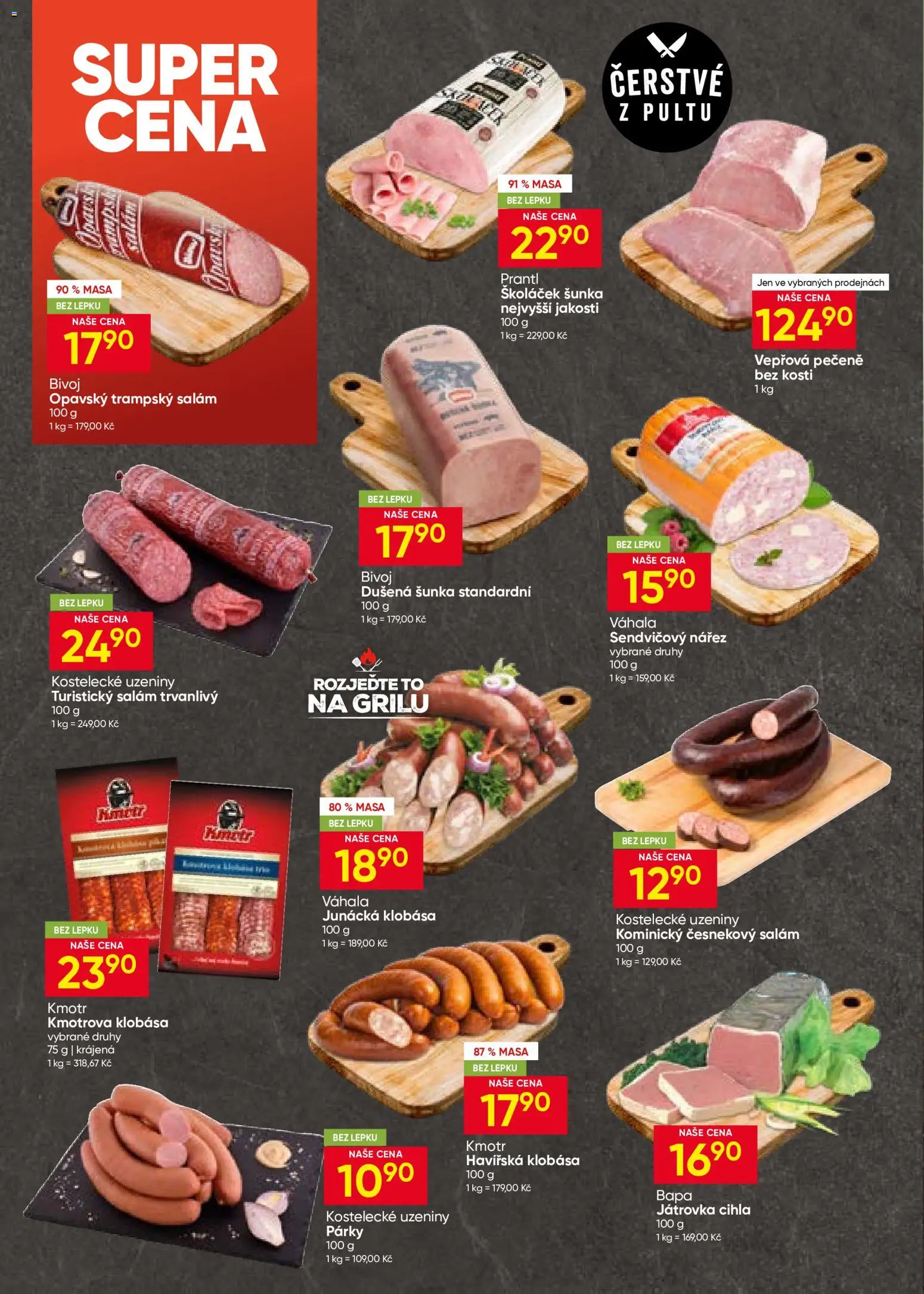 Hruška leták od 06.05.2026 | Strana: 2 | Produkty: Vepřová pečeně, Salám, Klobása, Uzeniny