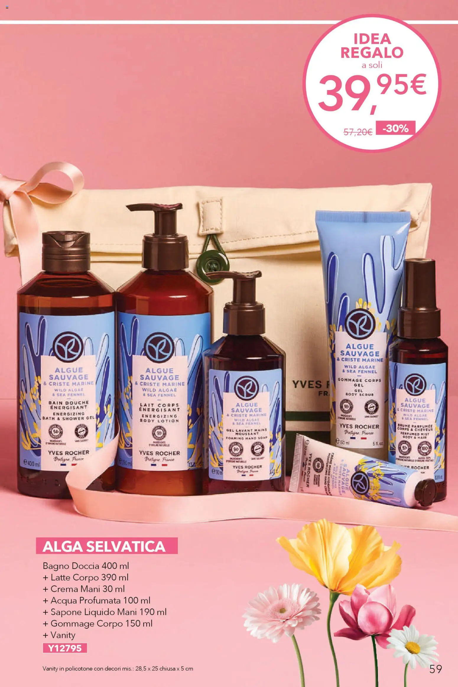 Volantino Yves Rocher del 23.04.2026 | Pagina: 59 | Prodotti: Sapone, Scrub, Acqua, Bagno