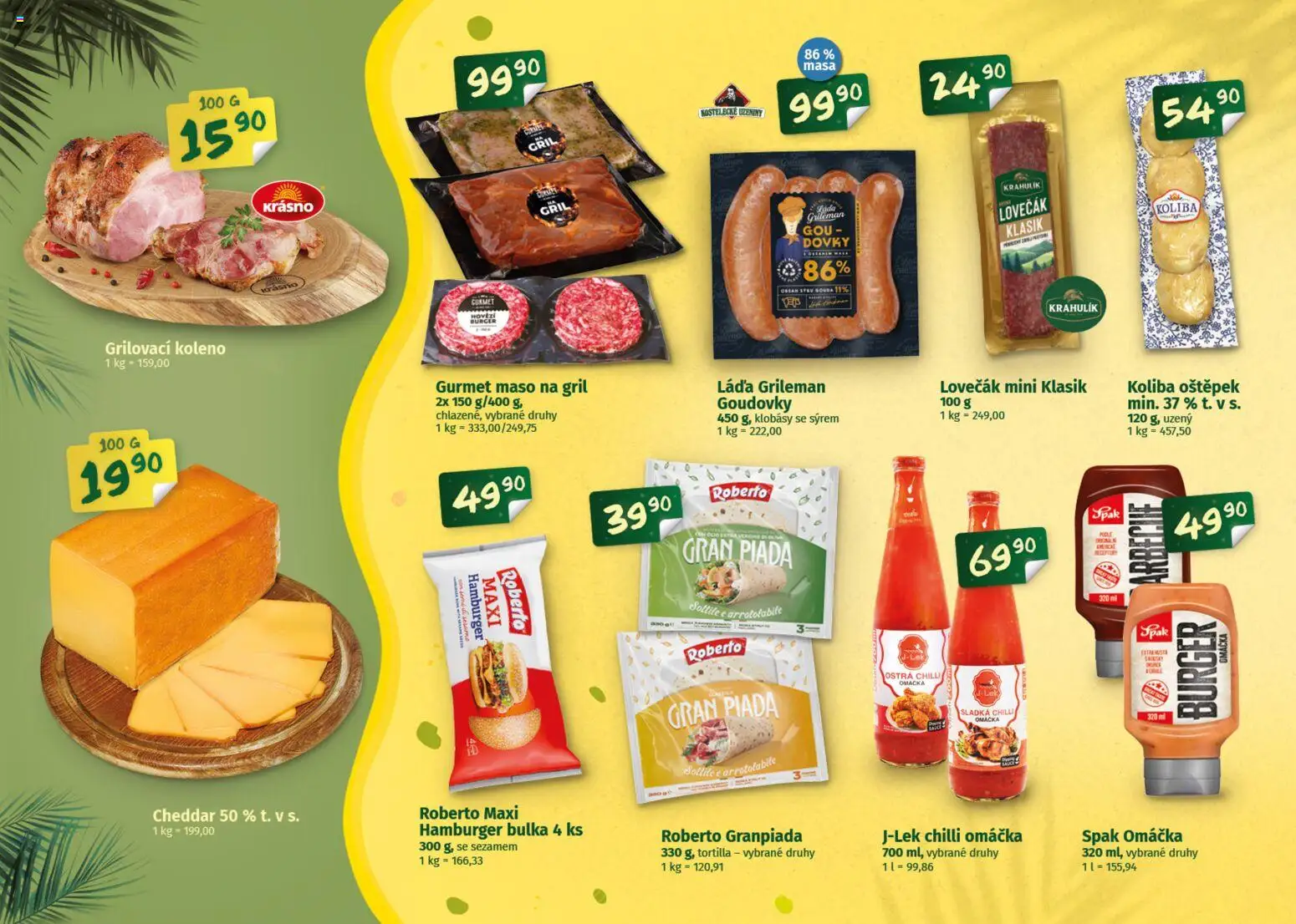 Coop leták - Delikates Letní speciál od 08.07.2026 | Strana: 2 | Produkty: Hamburger, Burger, Maso, Cheddar