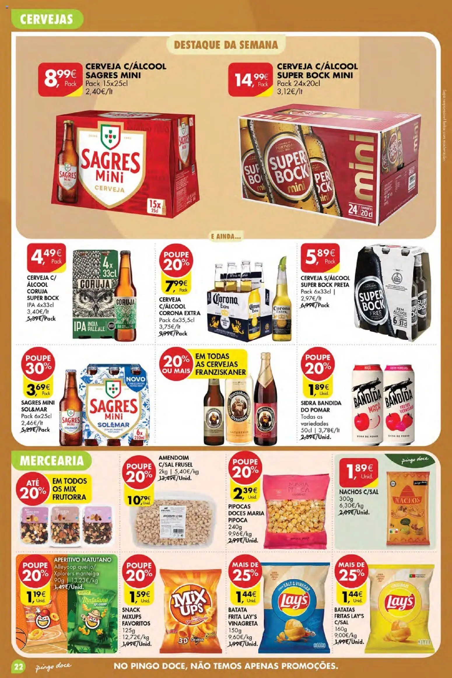 Pingo Doce Poupe Esta Semana Açores │ válido de 28.05.2026 | Página: 22 | Produtos: Batata, Super bock, Manteiga, Batatas fritas