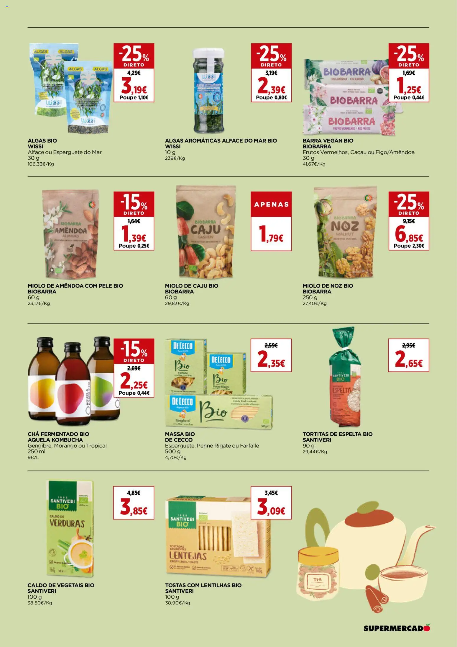 El Corte Ingles folheto │ válido de 24/07/2026 | Página: 11 | Produtos: Esparguete, Chá, Massa, Alface