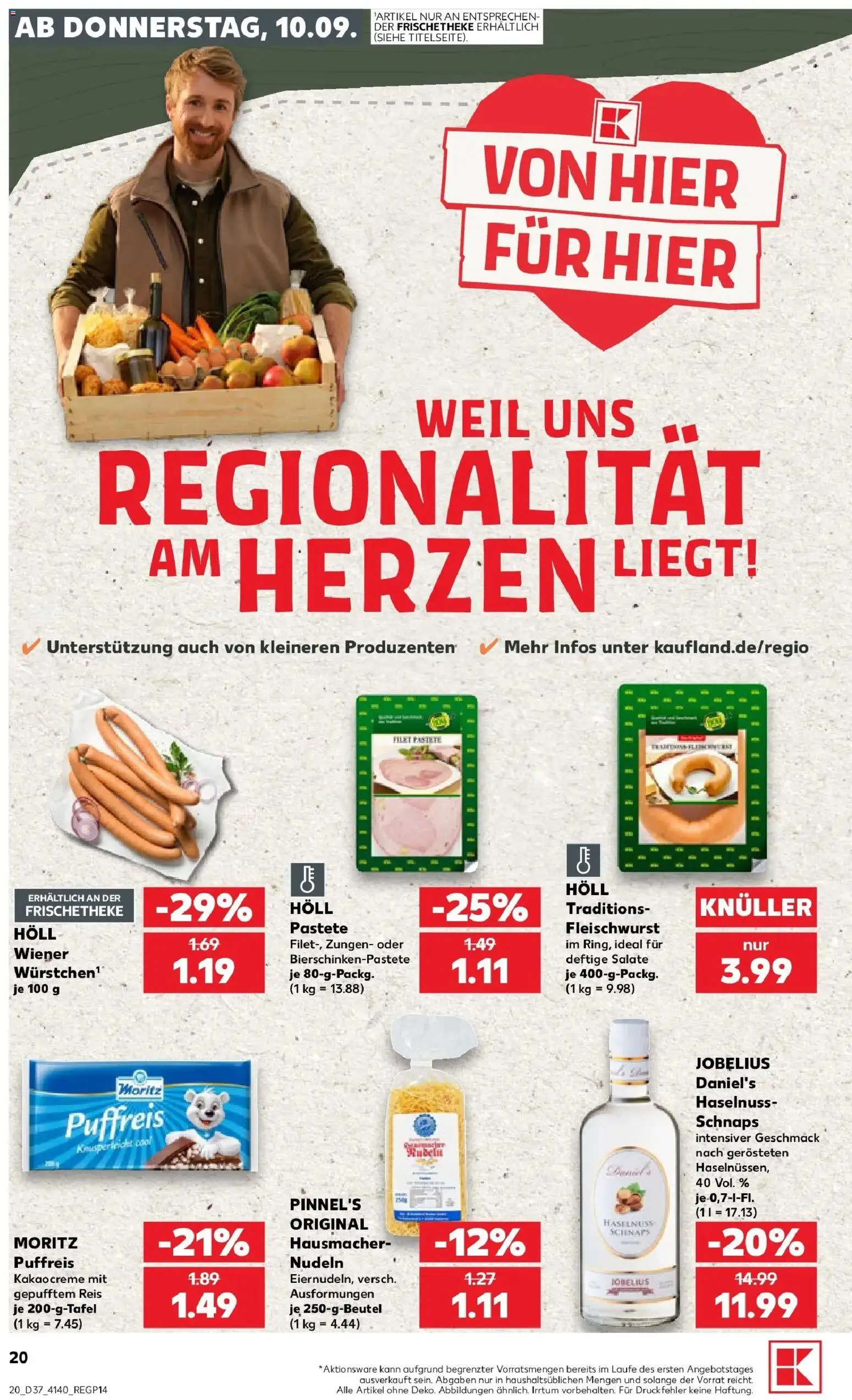 Kaufland Prospekt Konz – gültig ab 07.09.2026 | Seite: 29 | Produkte: Schnaps, Reis, Nudeln