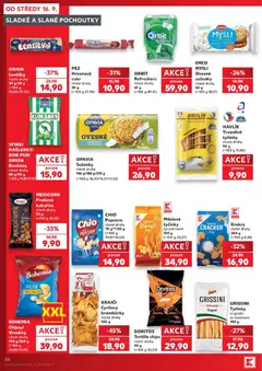 Náhled letáku EMCO Mysli, Ovesné sušenky různé druhy 60 g od 16.09.2026 | Strana: 36