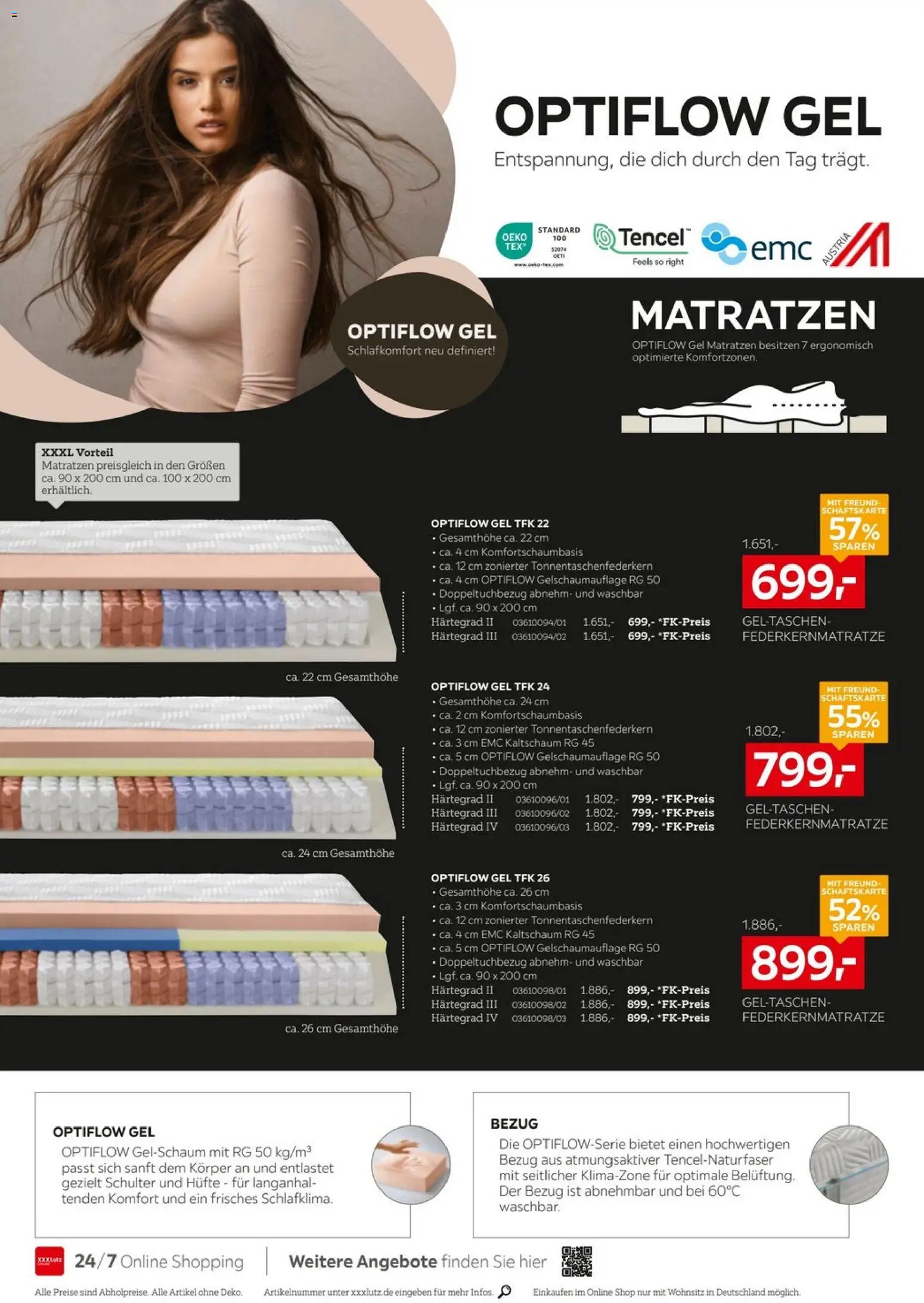 XXXLutz Bis zu 68% auf Matratzen – gültig ab 05.09.2026 | Seite: 6 | Produkte: Schulter