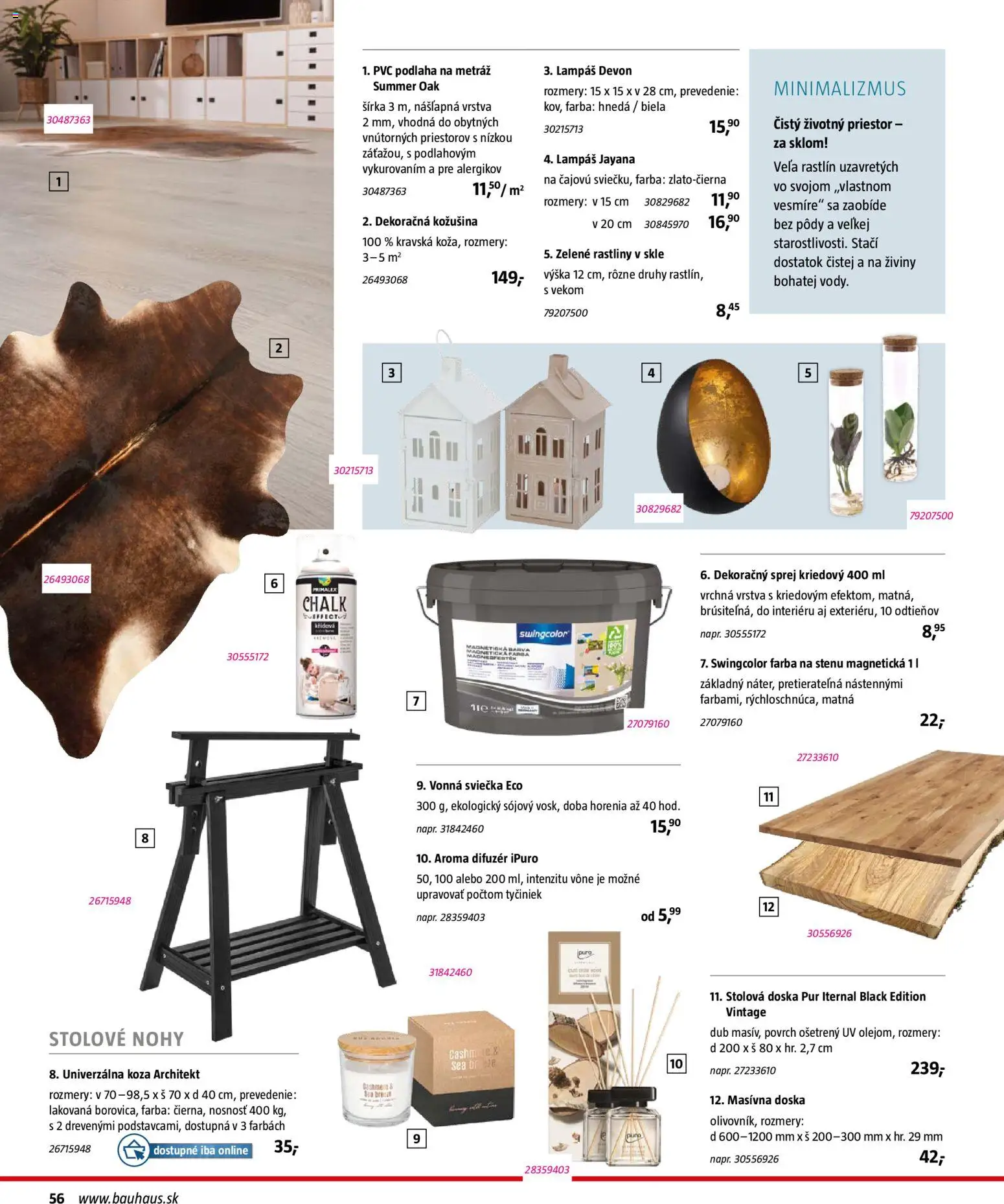 Nové Bauhaus akcie – leták je platný od 03.08.2026 | Strana: 56 | Produkty: Difúzer, Aroma difúzer, Primalex