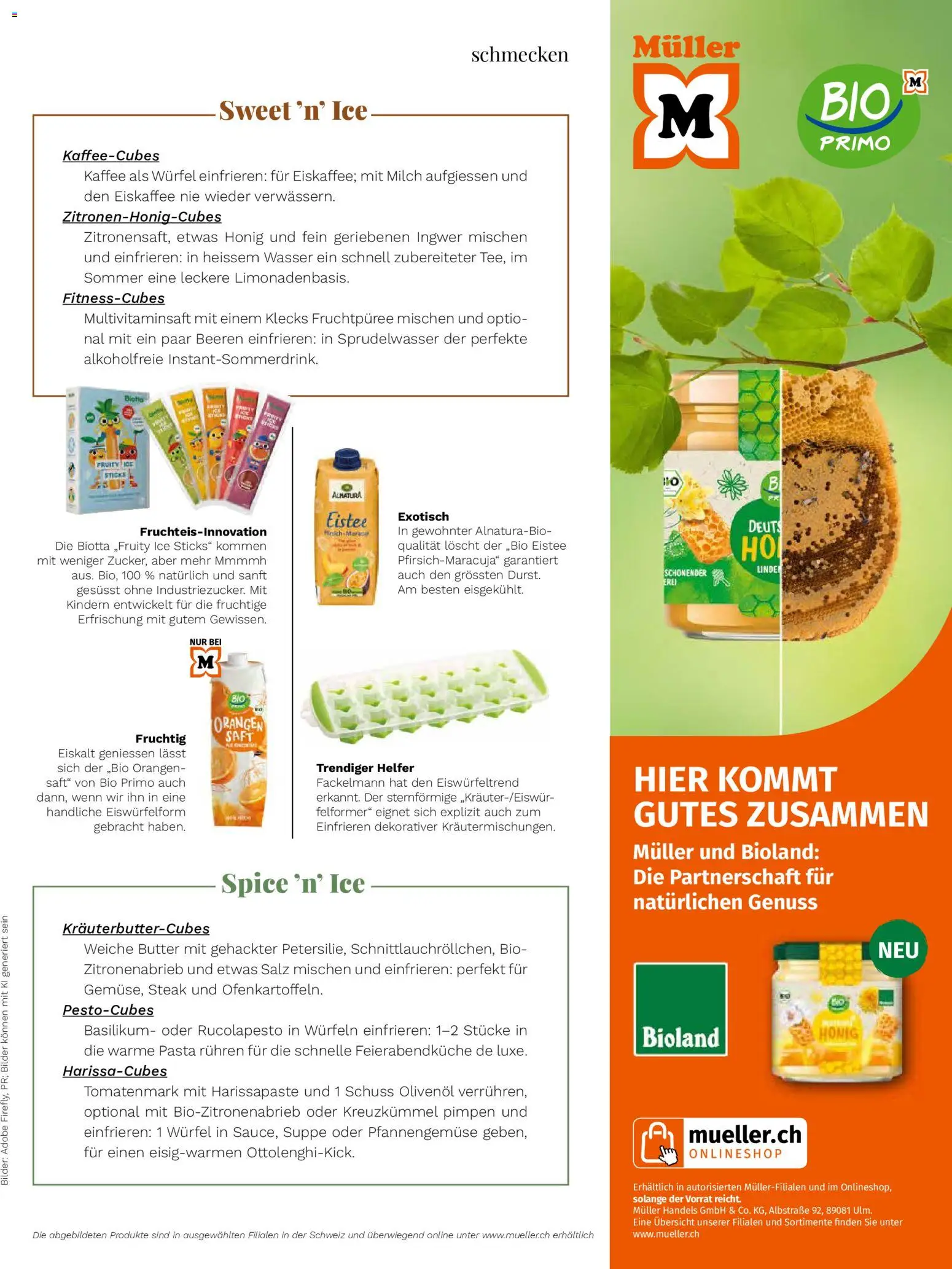 Müller aktionen Magazin – gültig ab 15.05.2026 | Seite: 71 | Produkte: Orangensaft, Butter, Salz, Bilder