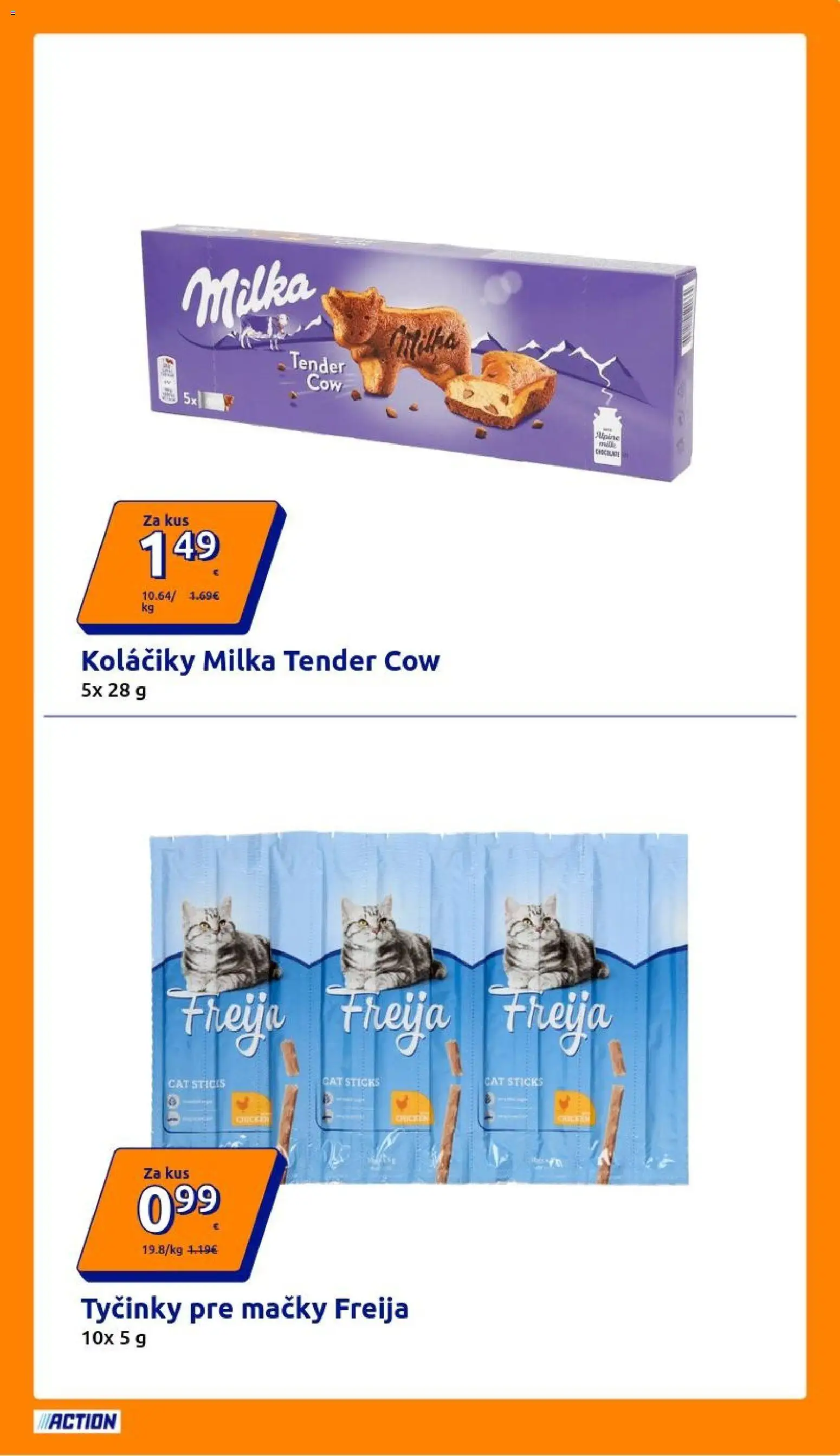 Nové Action akcie – leták je platný od 07.10.2026 | Strana: 19 | Produkty: Milka