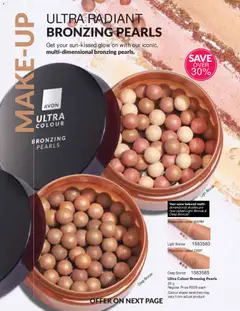 Avon specials catalogue – valid from 01/08/2026 | Page: 30 | Products: Bronzing pearls, Light