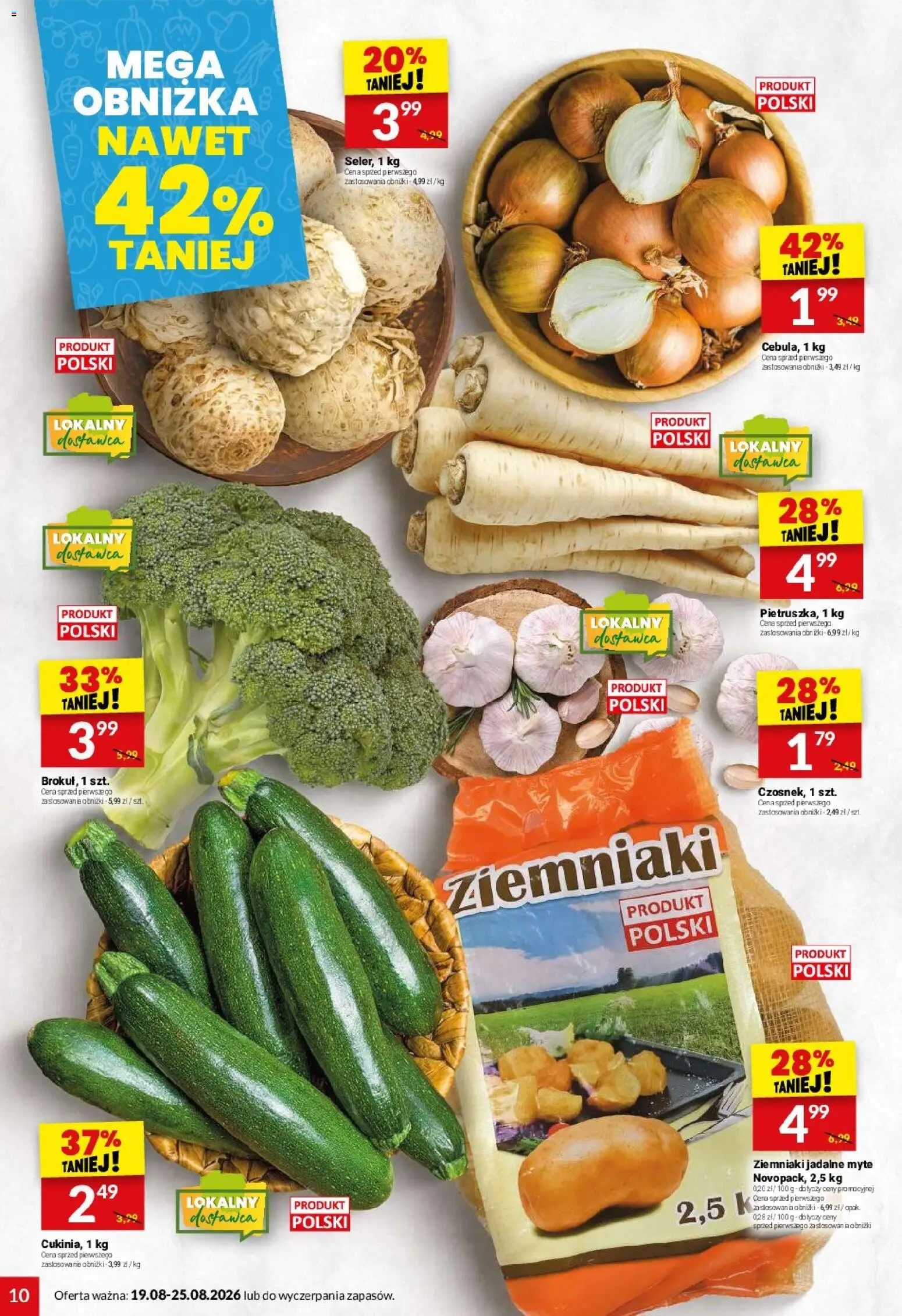 Twój Market gazetka od 19.08.2026 | Strona: 10 | Produkty: Ziemniaki