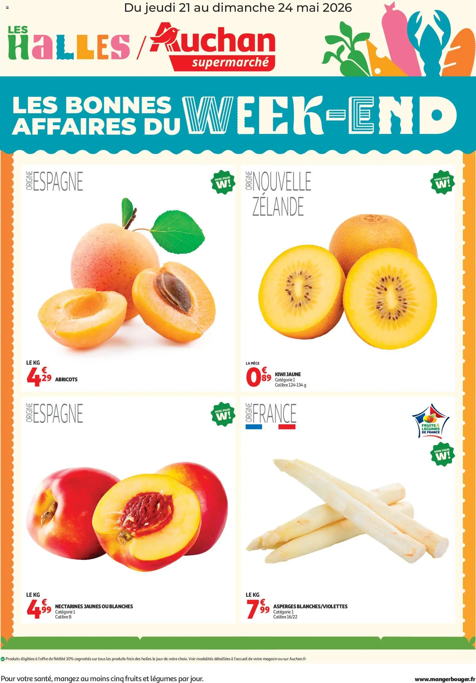 {H1} | Pagina: 1 | Producten: Kiwi, Nectarines, Asperges