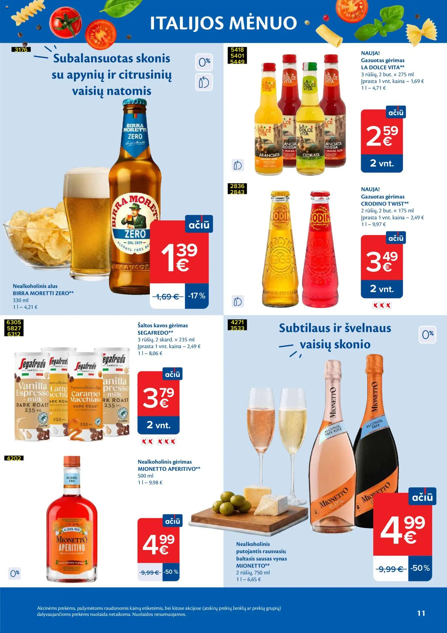 MAXIMA akcijos nuo 2026.08.04 | Puslapis: 11 | Prekių: Nealkoholinis alus, Vynas, Alus