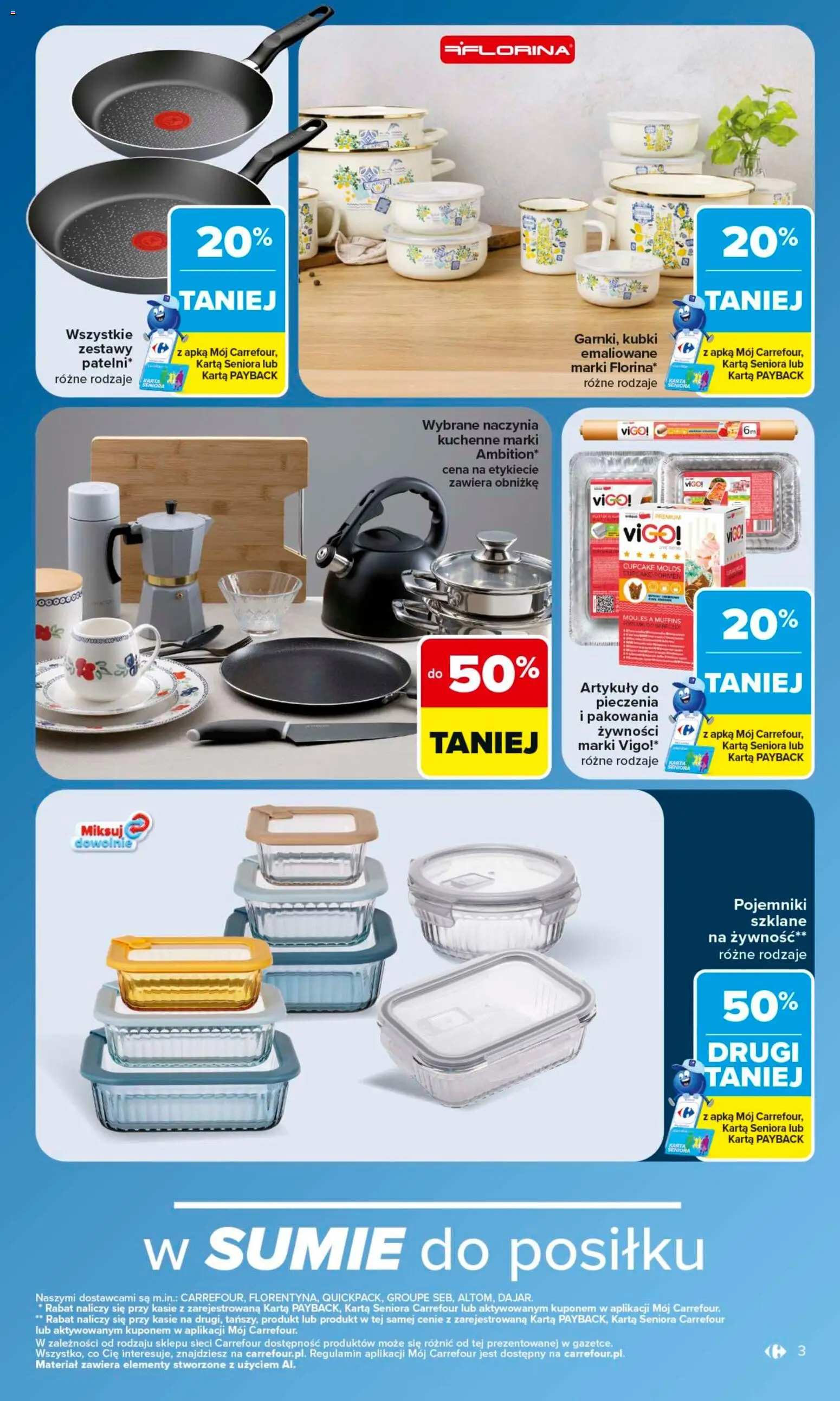 Carrefour gazetka - W sumie same okazje od 08.06.2026 | Strona: 3 | Produkty: Karta