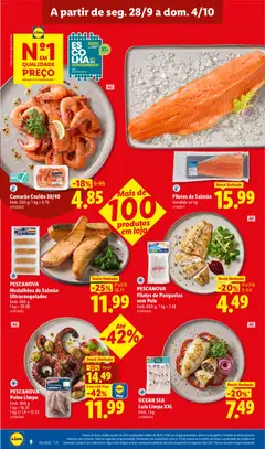 Pré-visualização Camarão Cozido 30/40, Emb. 500 g; 1 kg = 9.70 válido de 28/09/2026 | Página: 8