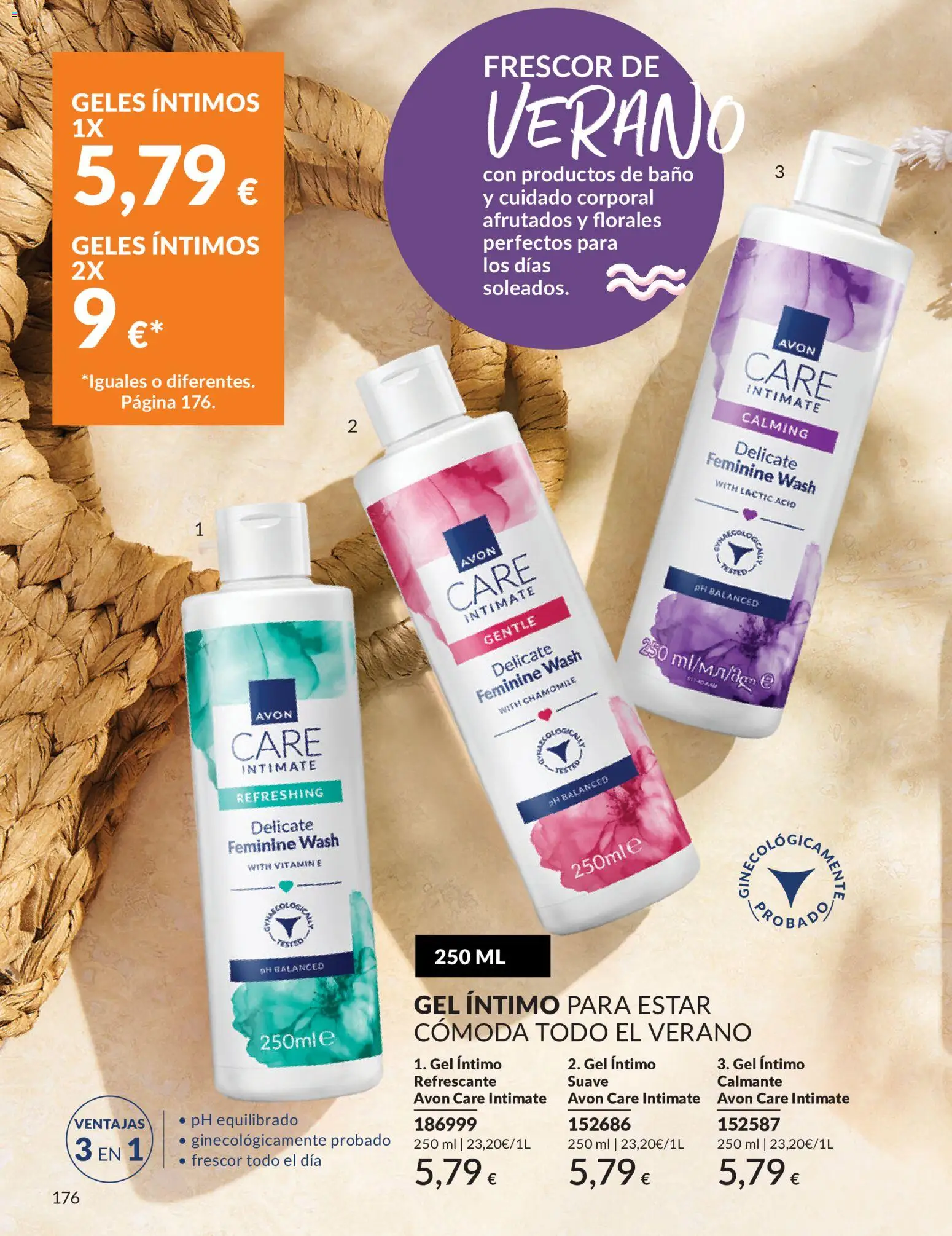Catálogo AVON campaña 6 │ válido desde el 01.06.2026 | Página: 176 | Productos: Baño