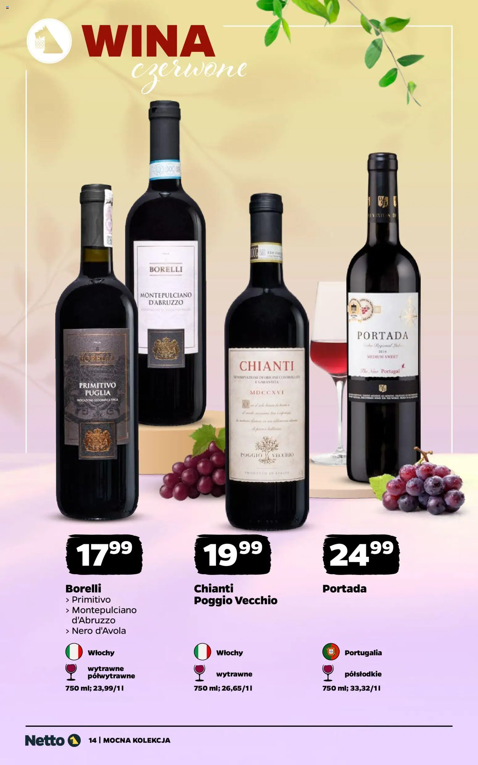 Netto gazetka - Wina od 08.06.2026 | Strona: 14