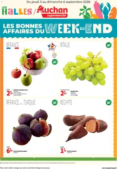 Auchan Les bons plan du week end- super - Voorbeeld van een folder van Auchan, geldig van 03/09/2026