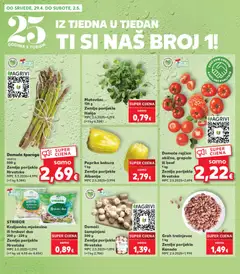 Paprika babura, 1 kg, Zemlja porijekla Albanija - Pregled kataloga iz trgovine Kaufland, vrijedi od 29.04.2026 | Stranica: 4