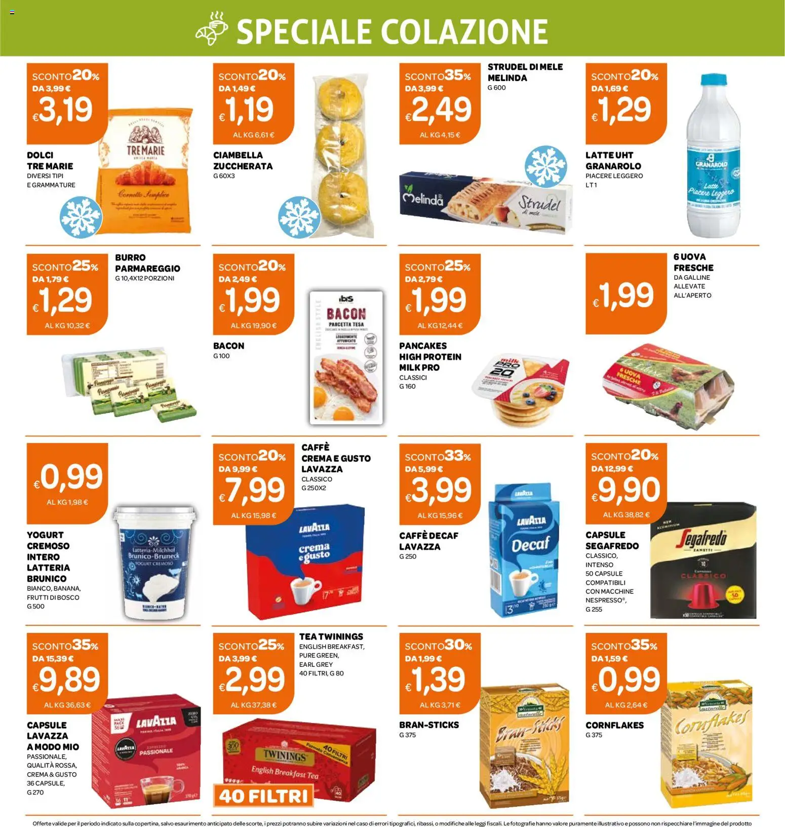 Volantino Ekom del 08/09/2026 | Pagina: 6 | Prodotti: Yogurt, Mele, Pancetta, Strudel di mele