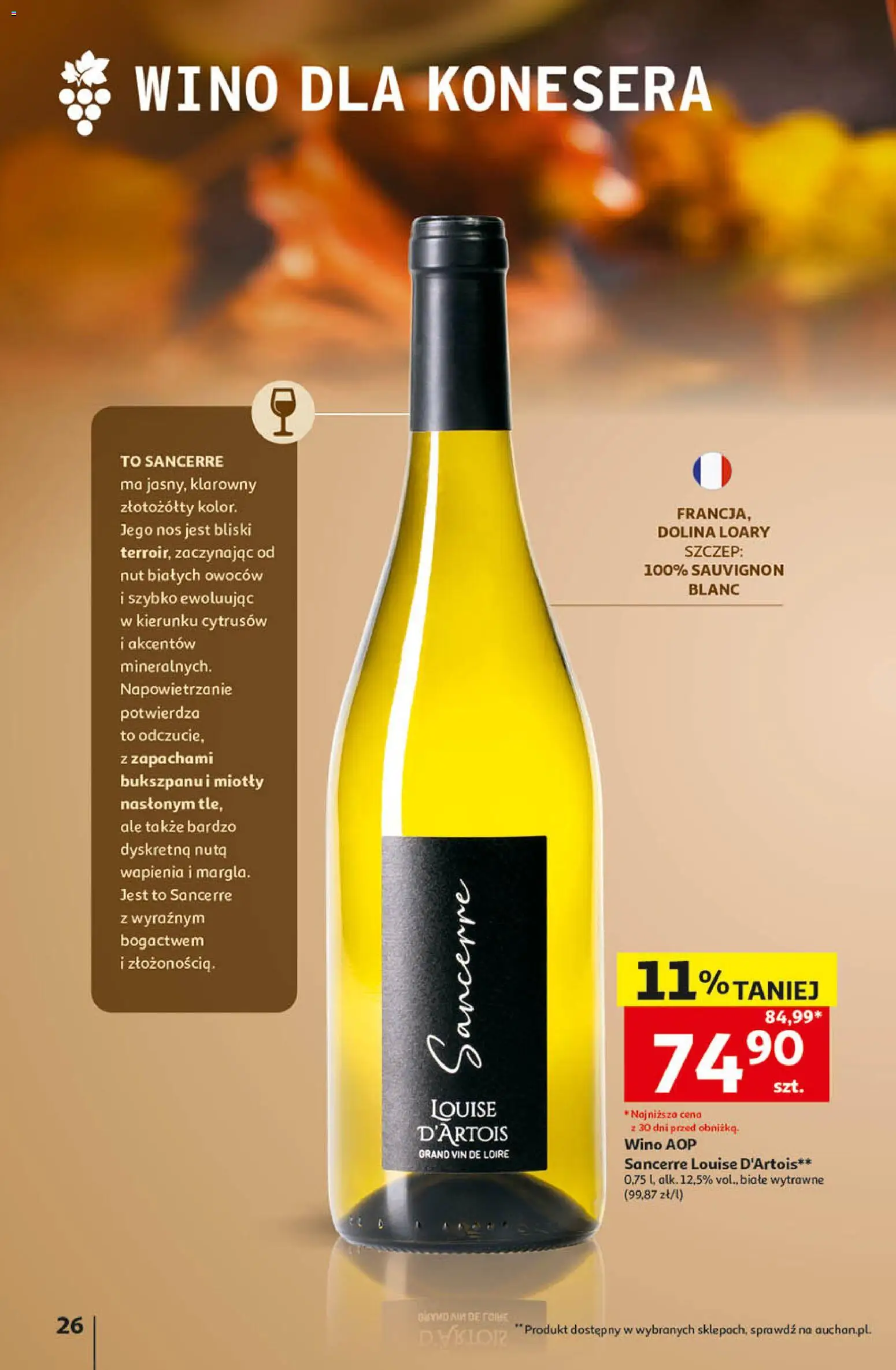 Auchan gazetka - Katalog Wino od 05.10.2026 | Strona: 26 | Produkty: Wino