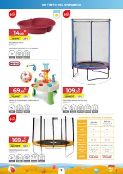 Anteprima del volantino Toys Center volantino valido a partire dal 28.05.2026 | Pagina: 9 | Prodotti: Sabbiera, Trampolino, Scala, Tavolo
