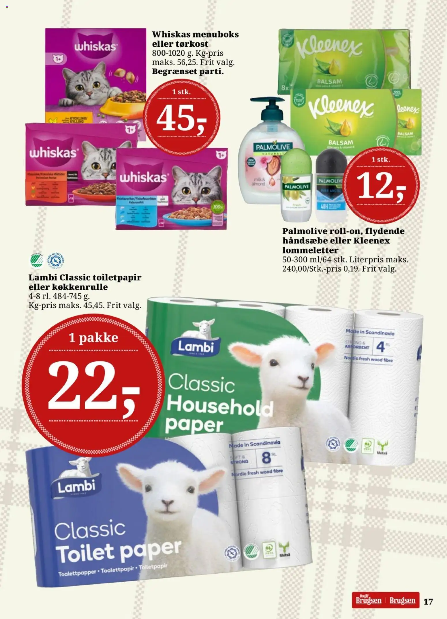 Dagli'Brugsen tilbudsavis – gyldig fra 14/08/2026 | Side: 17 | Produkter: Balsam, Toilet, Ure