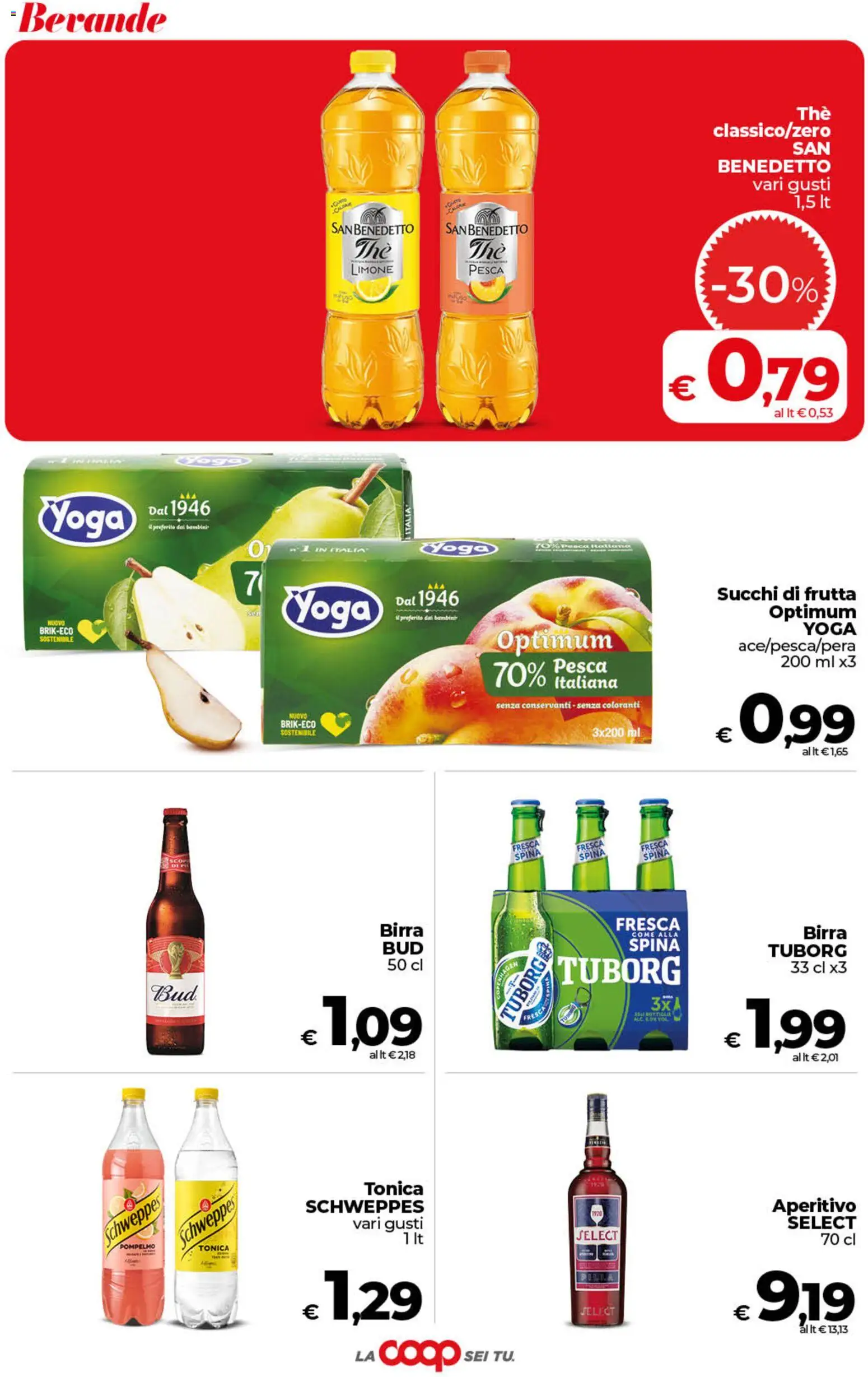 Volantino COOP del 18.06.2026 | Pagina: 32 | Prodotti: Birra, Limone, Pesca, Aperitivo