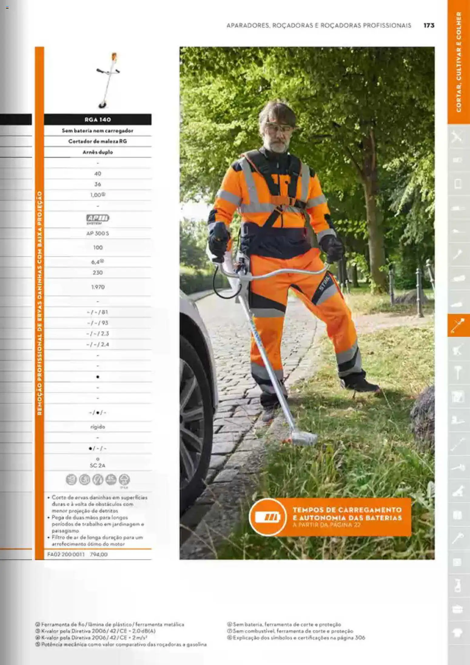 Stihl Catálogo │ válido de 07/09/2026 | Página: 173 | Produtos: Cortador, Baterias, Bateria