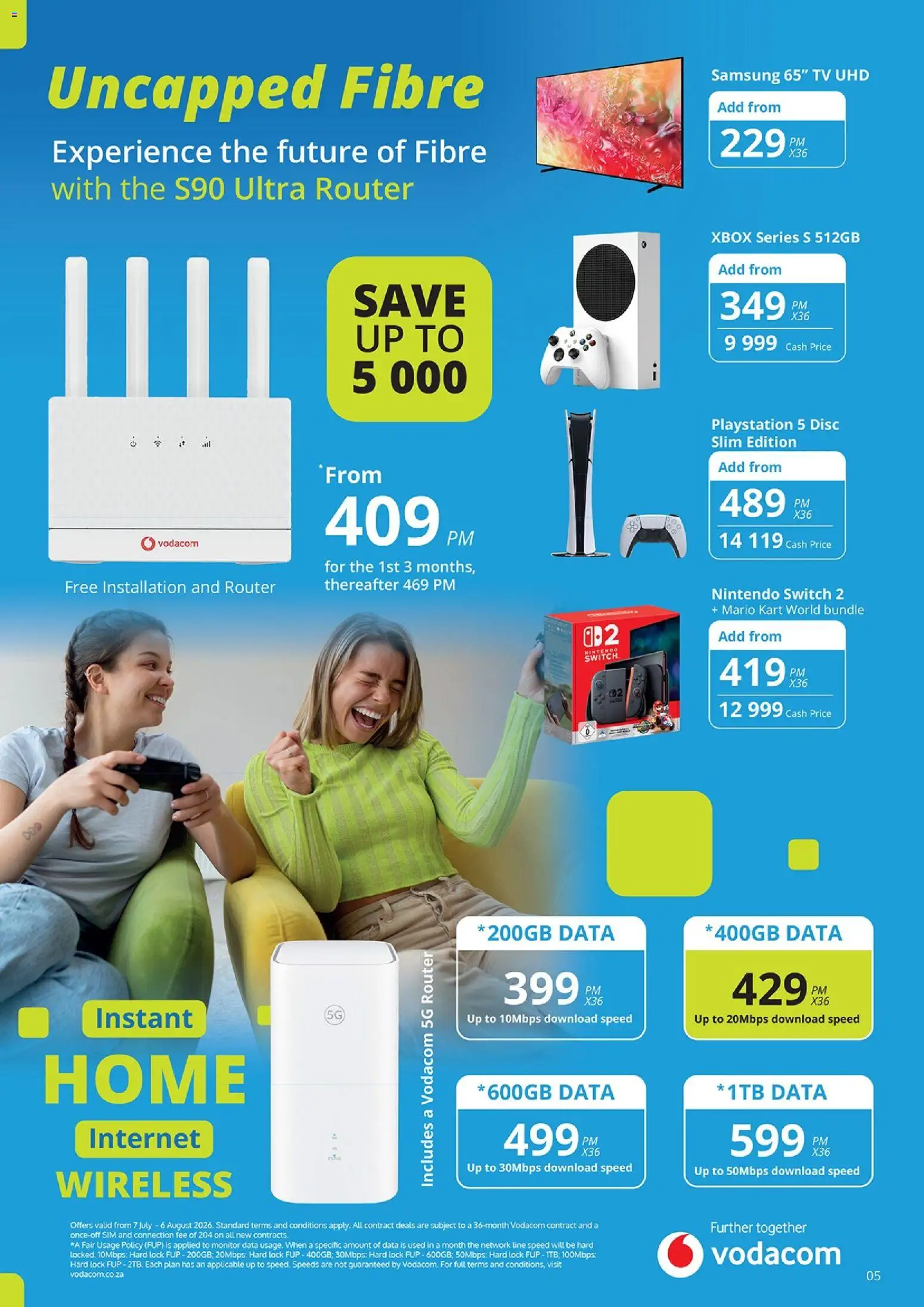 New Cellucity catalogue – valid from 07/07/2026 | Page: 5 | Products: Monitor, Xbox, Lock, Switch