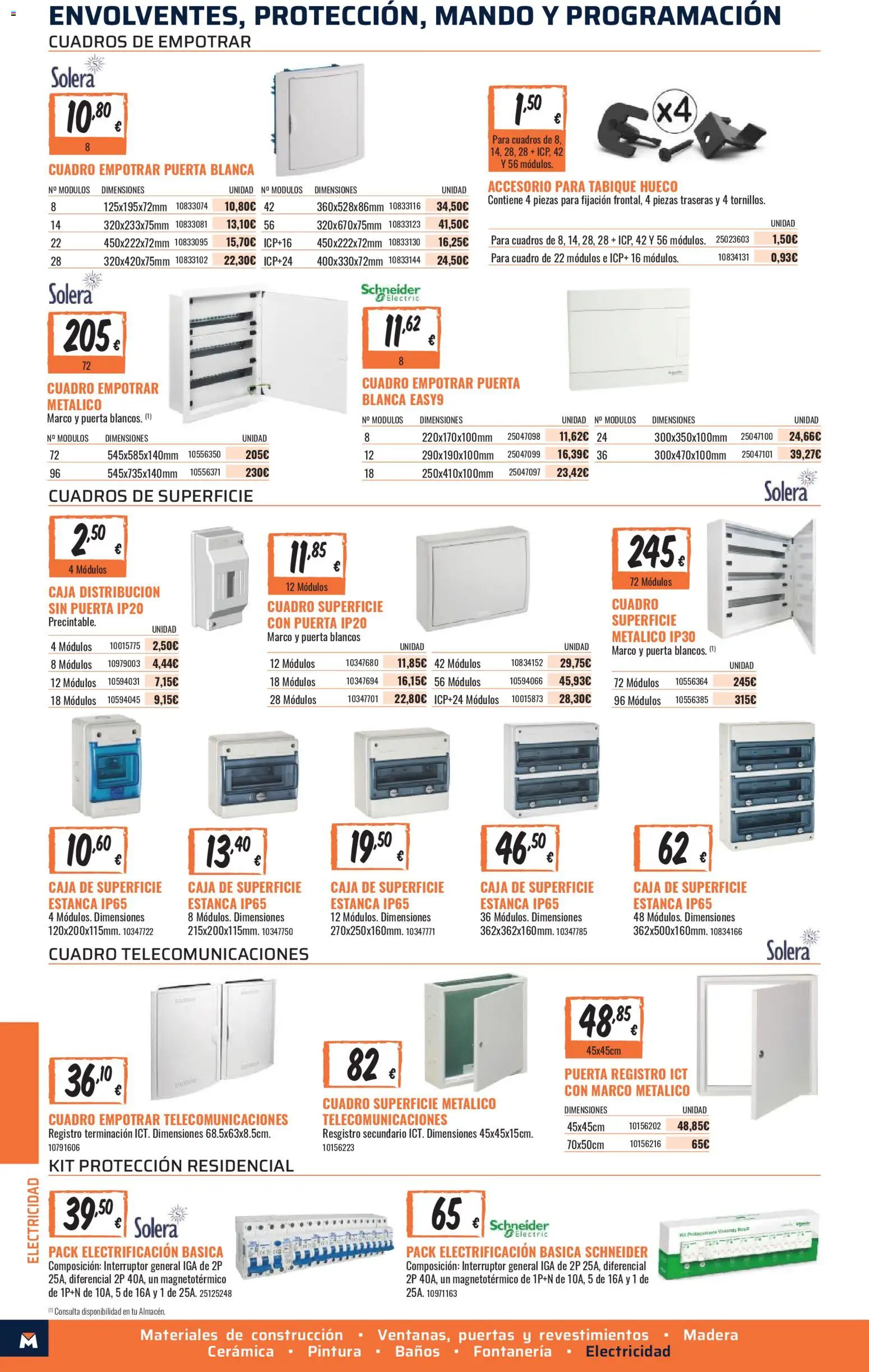 Obramat - Reformas Otono Imprenta Almacenes 32 Lugo 2026 │ válido desde el 09/10/2026 | Página: 74 | Productos: General, Marco, Caja, Puertas
