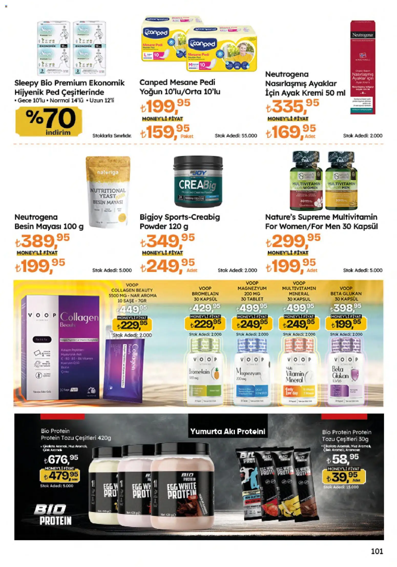 Migros Katalog - Migroskop - 09 Temmuz 2026 tarihinden itibaren geçerlidir | Sayfa: 101 | Ürünler: Hijyenik ped, Yumurta, Tablet, Nar