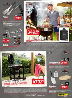 Lesnina Katalog - Pregled kataloga iz trgovine Lesnina, vrijedi od 07.04.2026 | Stranica: 3 | Proizvodi: Roštilj, Termometar, Pokrivač, Kolica