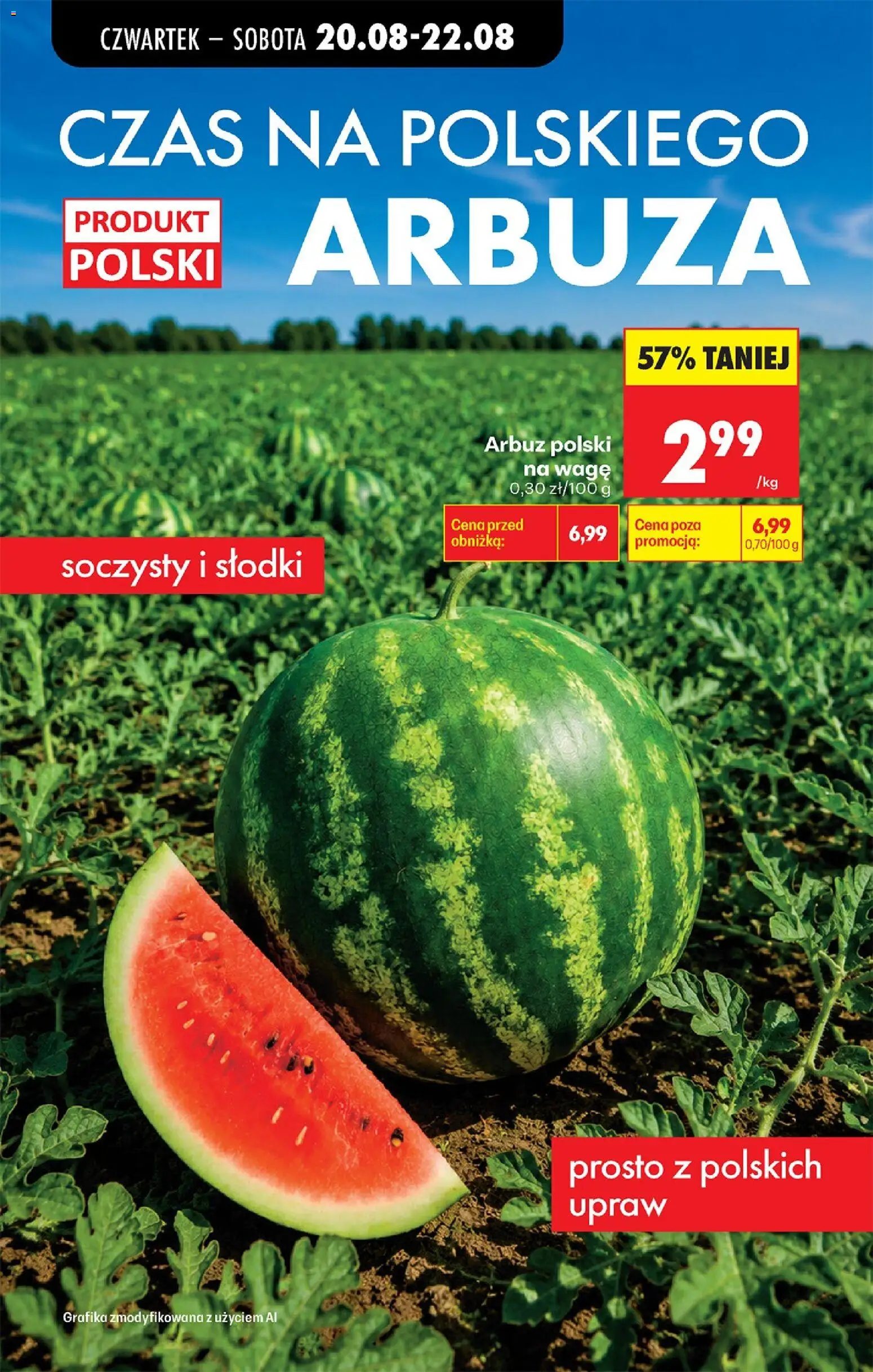 Biedronka gazetka od czwartku od 20.08.2026 | Strona: 28 | Produkty: Arbuz