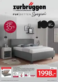 Zurbrüggen Ruf Betten Spezial ab 17.04.2026 gültig
