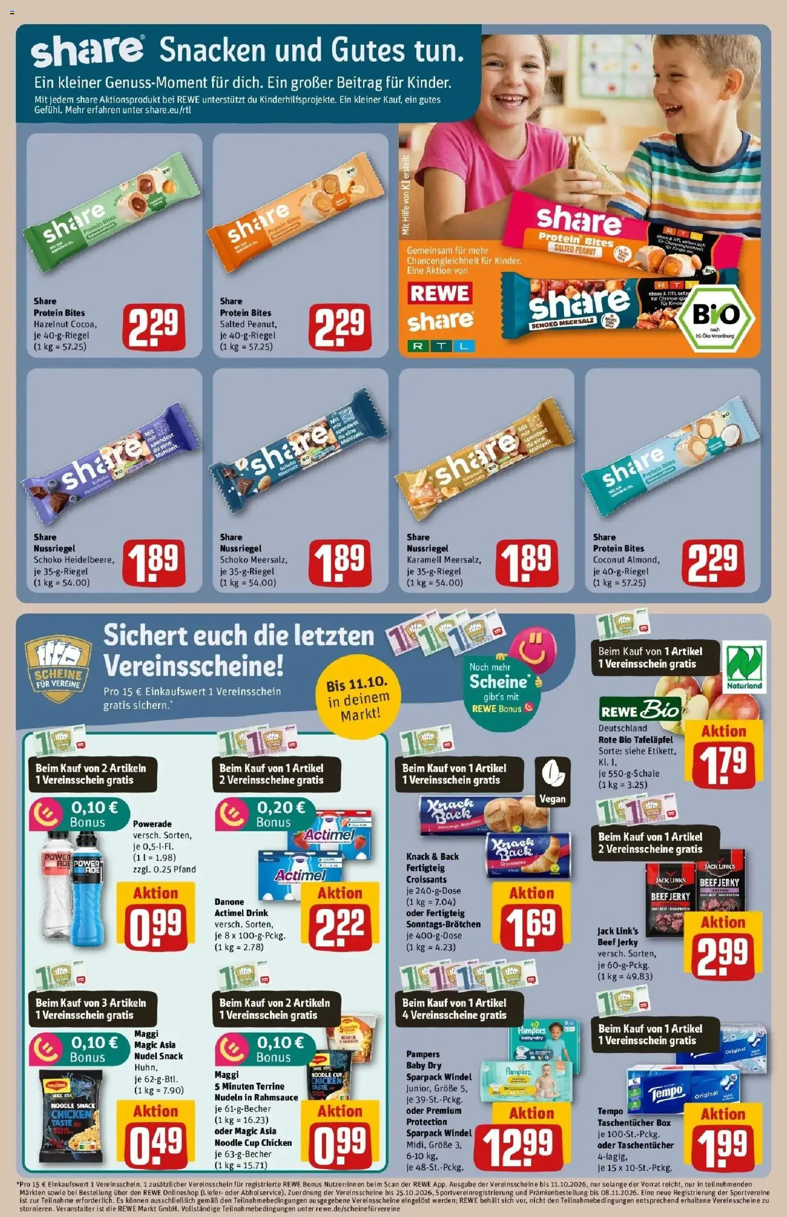 REWE Prospekt ab 05.10.2026 zum Blättern » Angebote | Seite: 19 | Produkte: Maggi, Milch, Box, Powerade