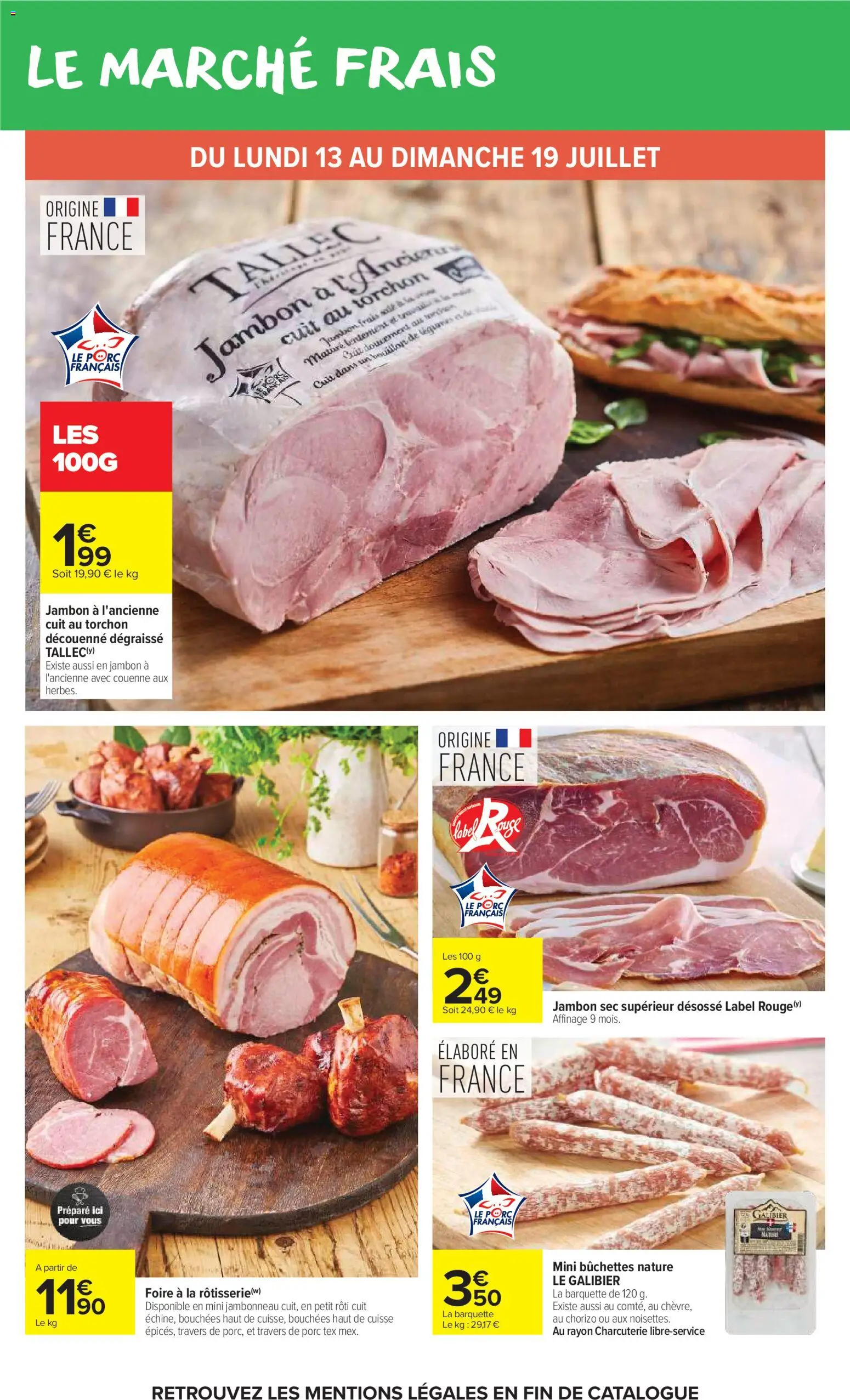 {H1} | Page: 24 | Produits: Torchon, Travers de porc, Jambon, Porc