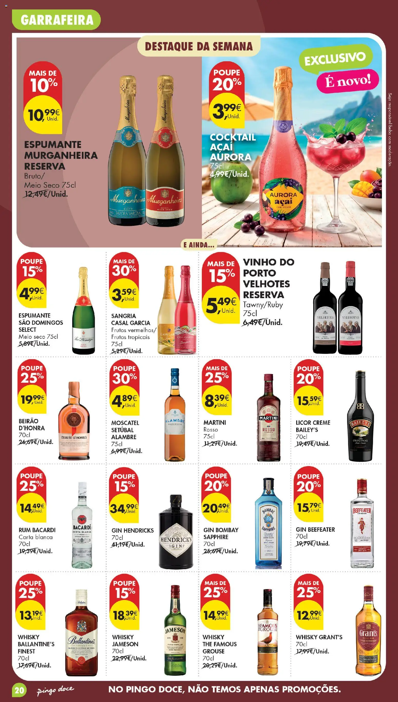 Pingo Doce Poupe Esta Semana Madeira │ válido de 29/09/2026 | Página: 20 | Produtos: Espumante, Martini, Stevia, Creme
