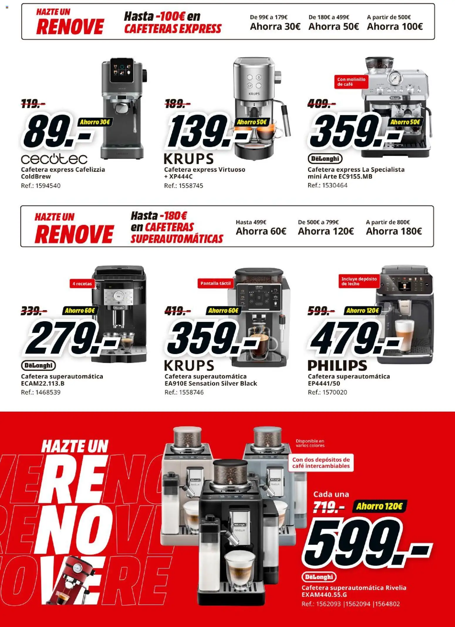 Media Markt folleto │ válido desde el 29.04.2026 | Página: 22 | Productos: Leche, Café, Cafetera