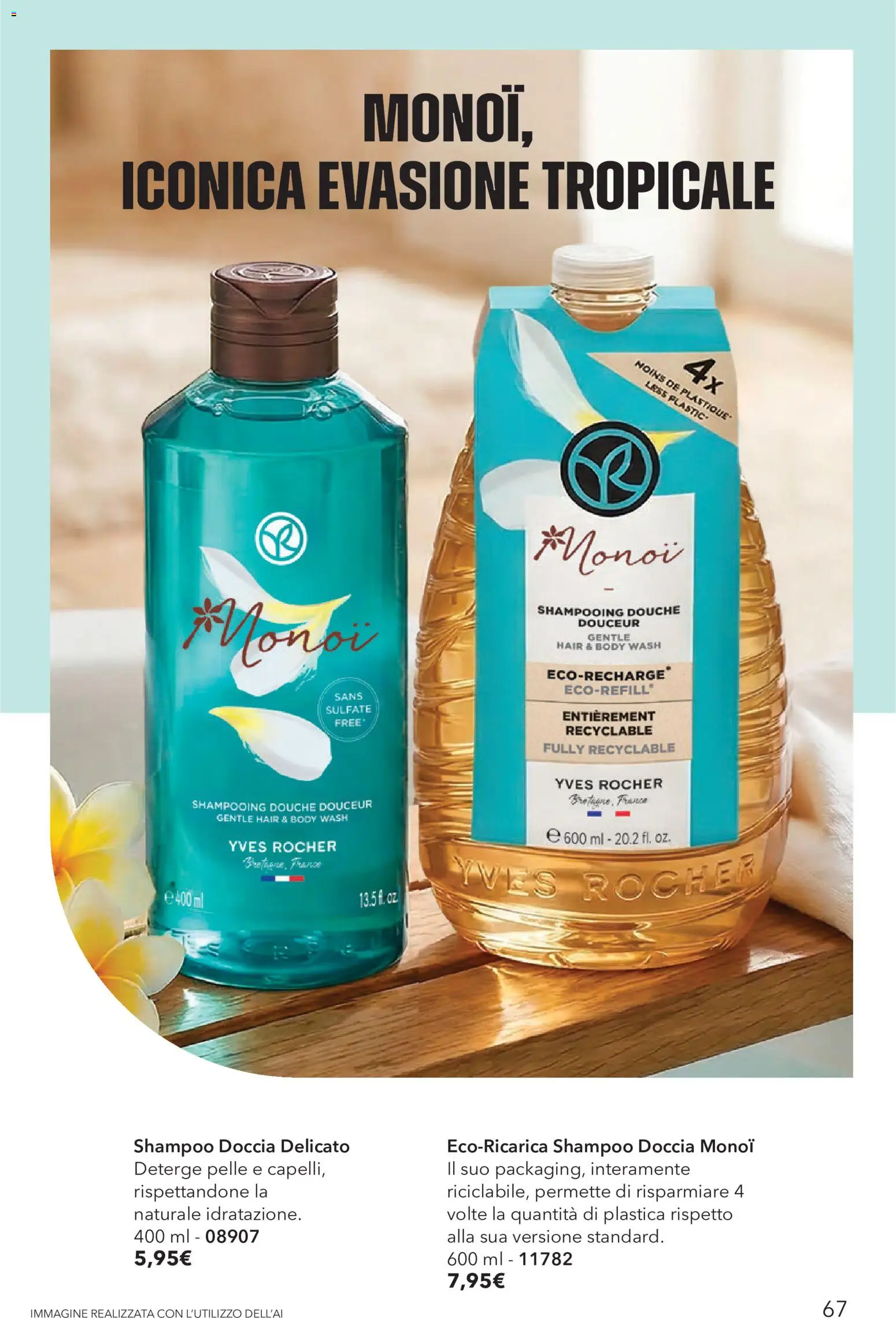 Volantino Yves Rocher del 20/10/2026 | Pagina: 67 | Prodotti: Shampoo, Doccia