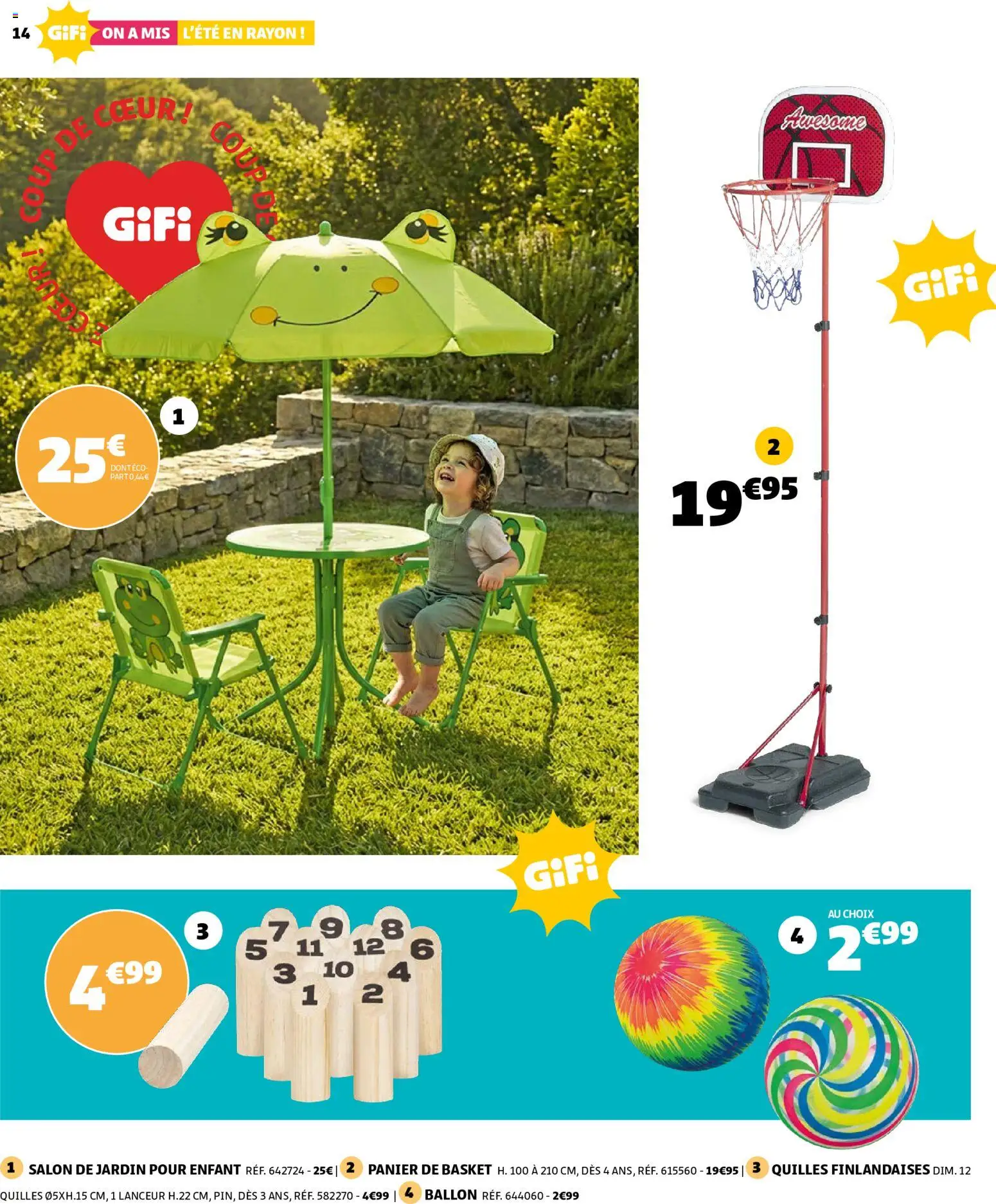 {H1} | Page: 14 | Produits: Salon de jardin, Panier