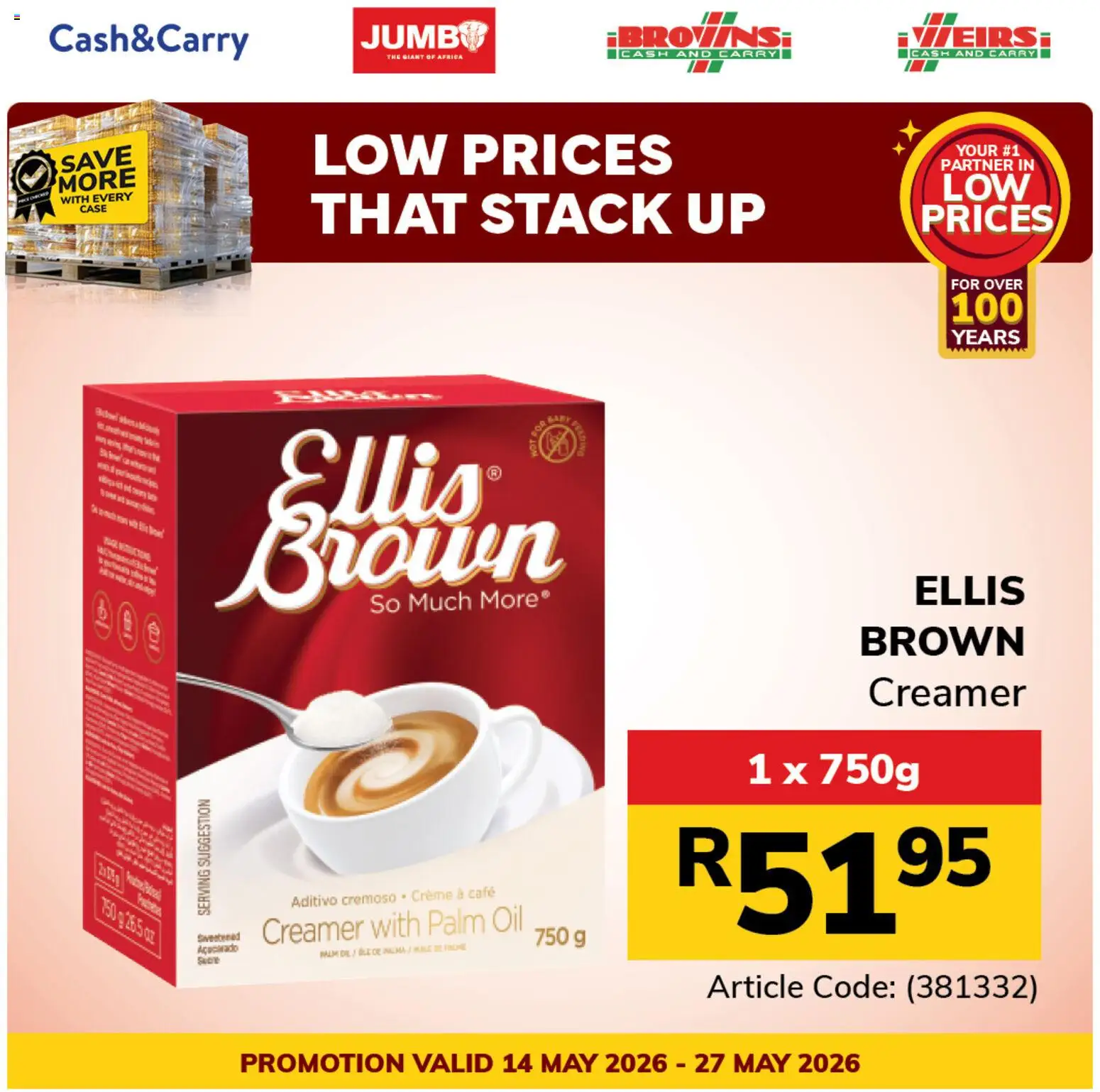 New Jumbo catalogue – valid from 14.05.2026 | Page: 3 | Products: Case, Creamer, Oil