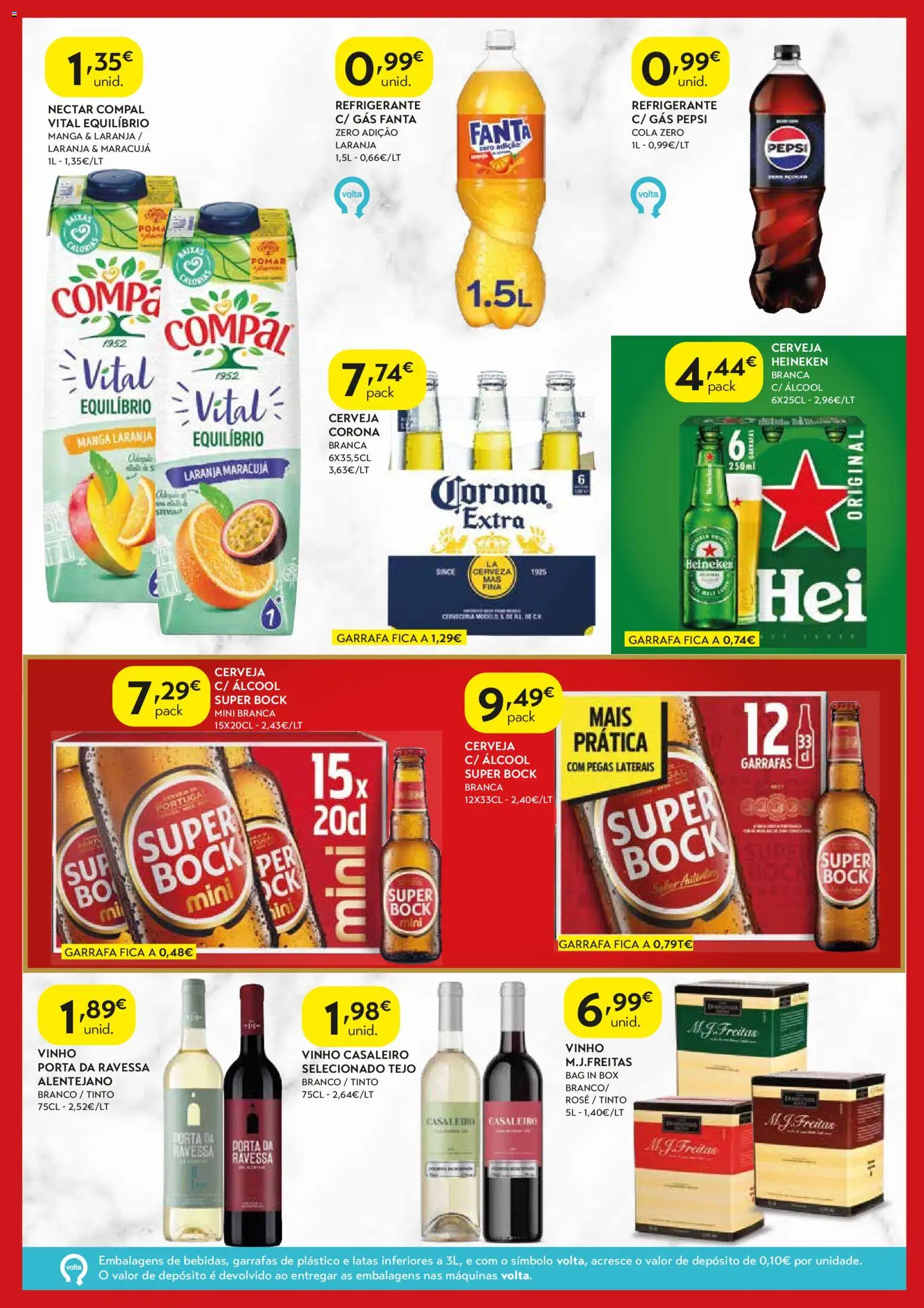 Spar folheto │ válido de 29/09/2026 | Página: 7 | Produtos: Pepsi, Fanta, Manga, Álcool